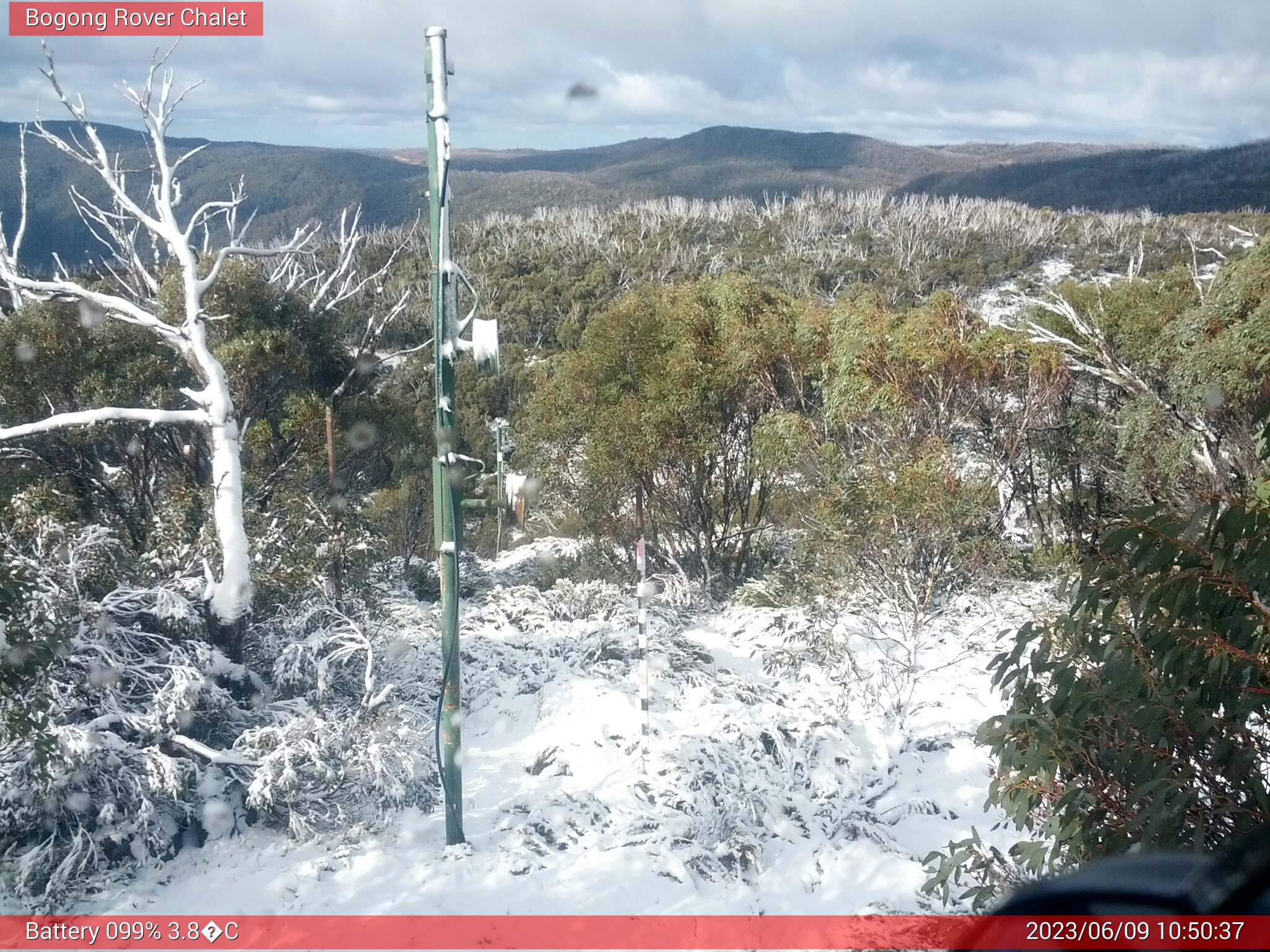 Bogong Web Cam 10:50am Friday 9th of June 2023