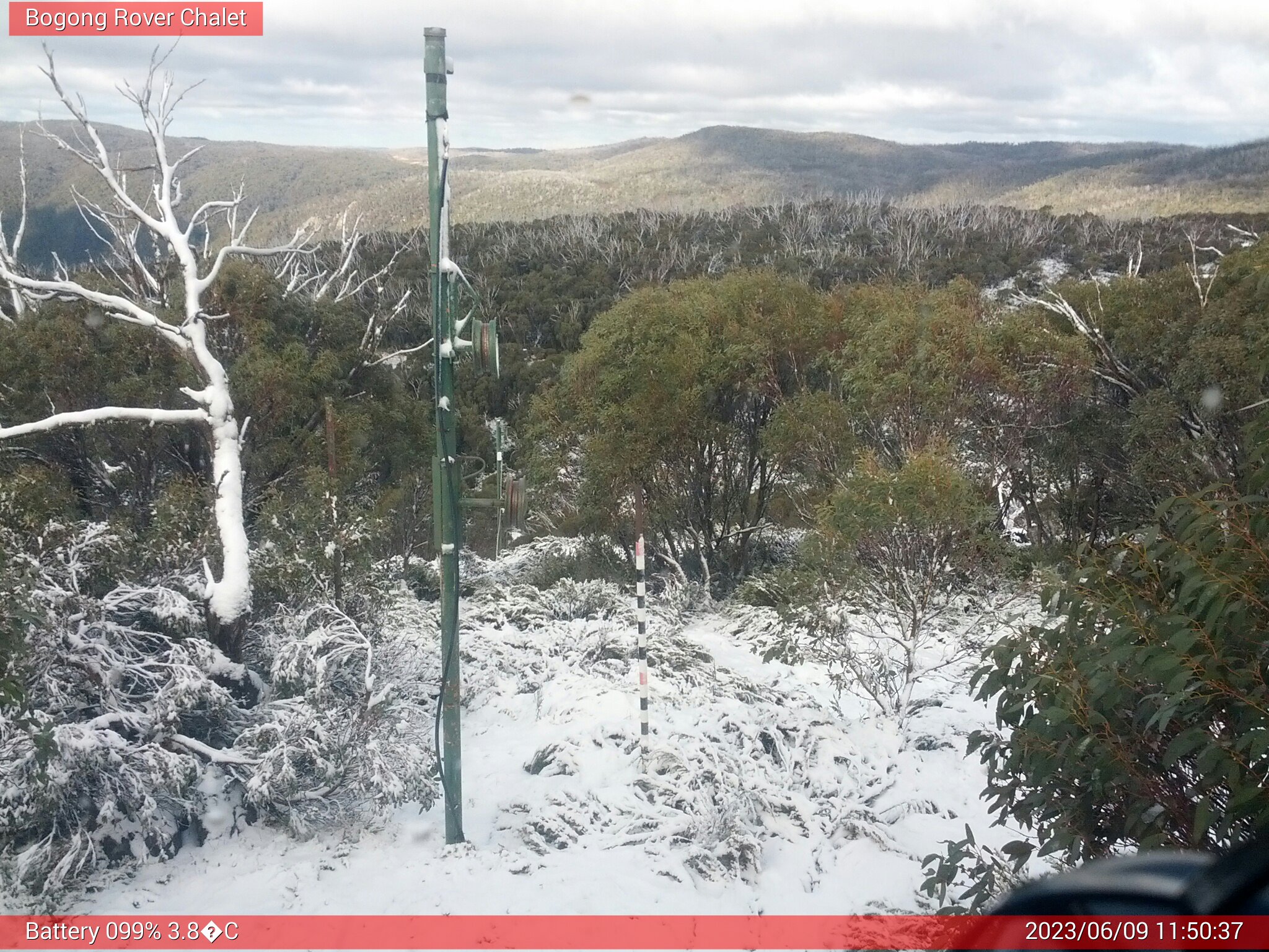 Bogong Web Cam 11:50am Friday 9th of June 2023