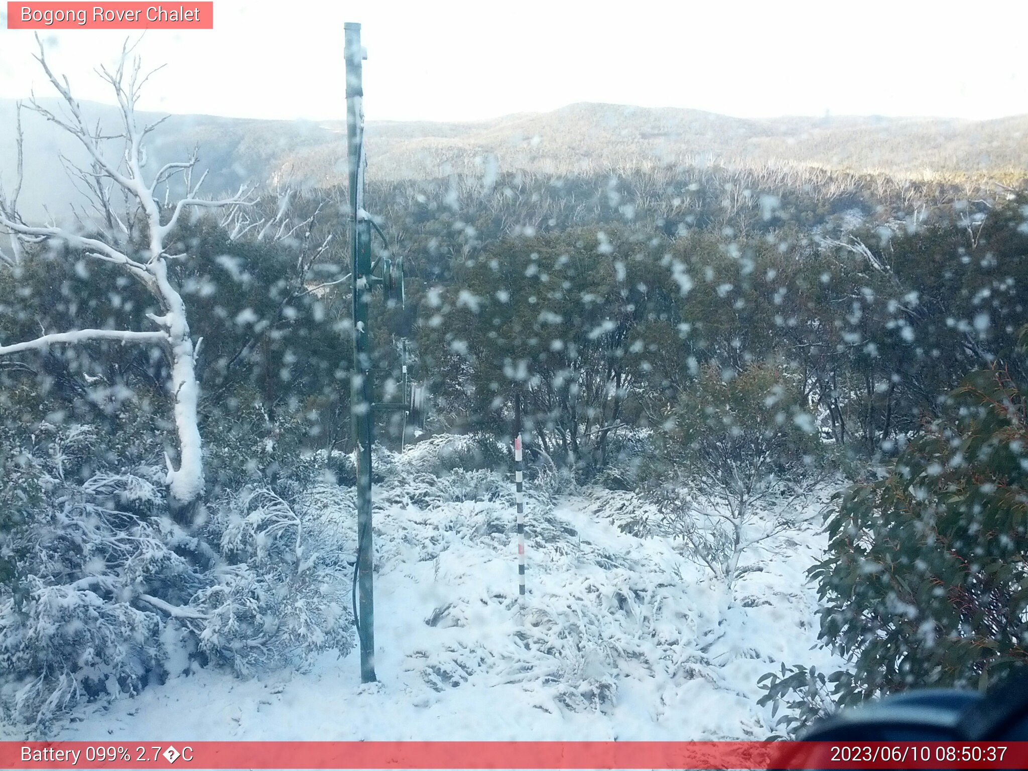 Bogong Web Cam 8:50am Saturday 10th of June 2023