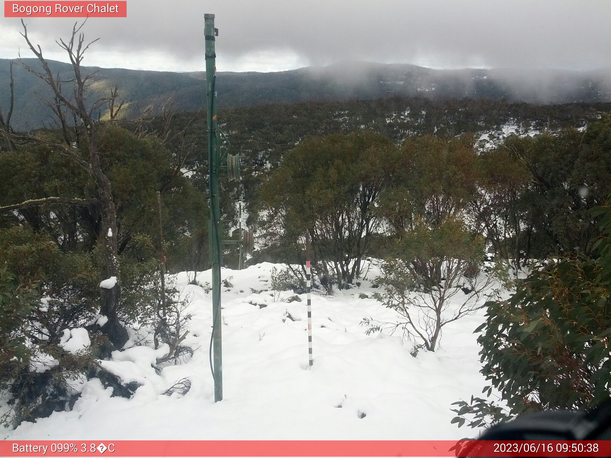 Bogong Web Cam 9:50am Friday 16th of June 2023