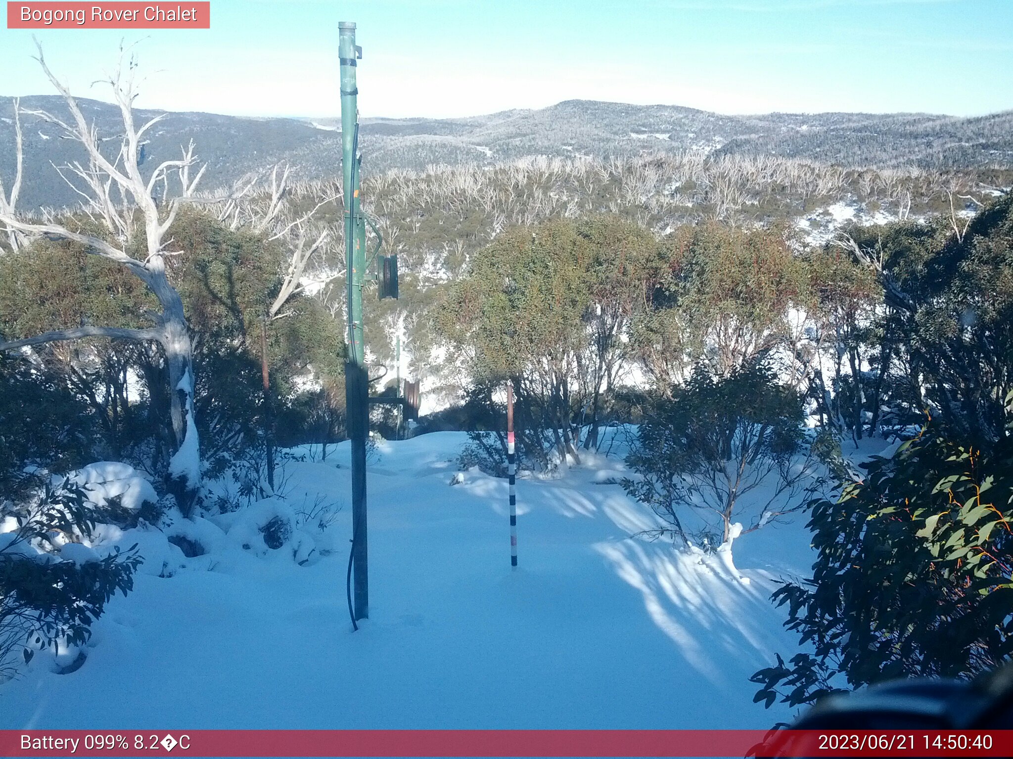 Bogong Web Cam 2:50pm Wednesday 21st of June 2023