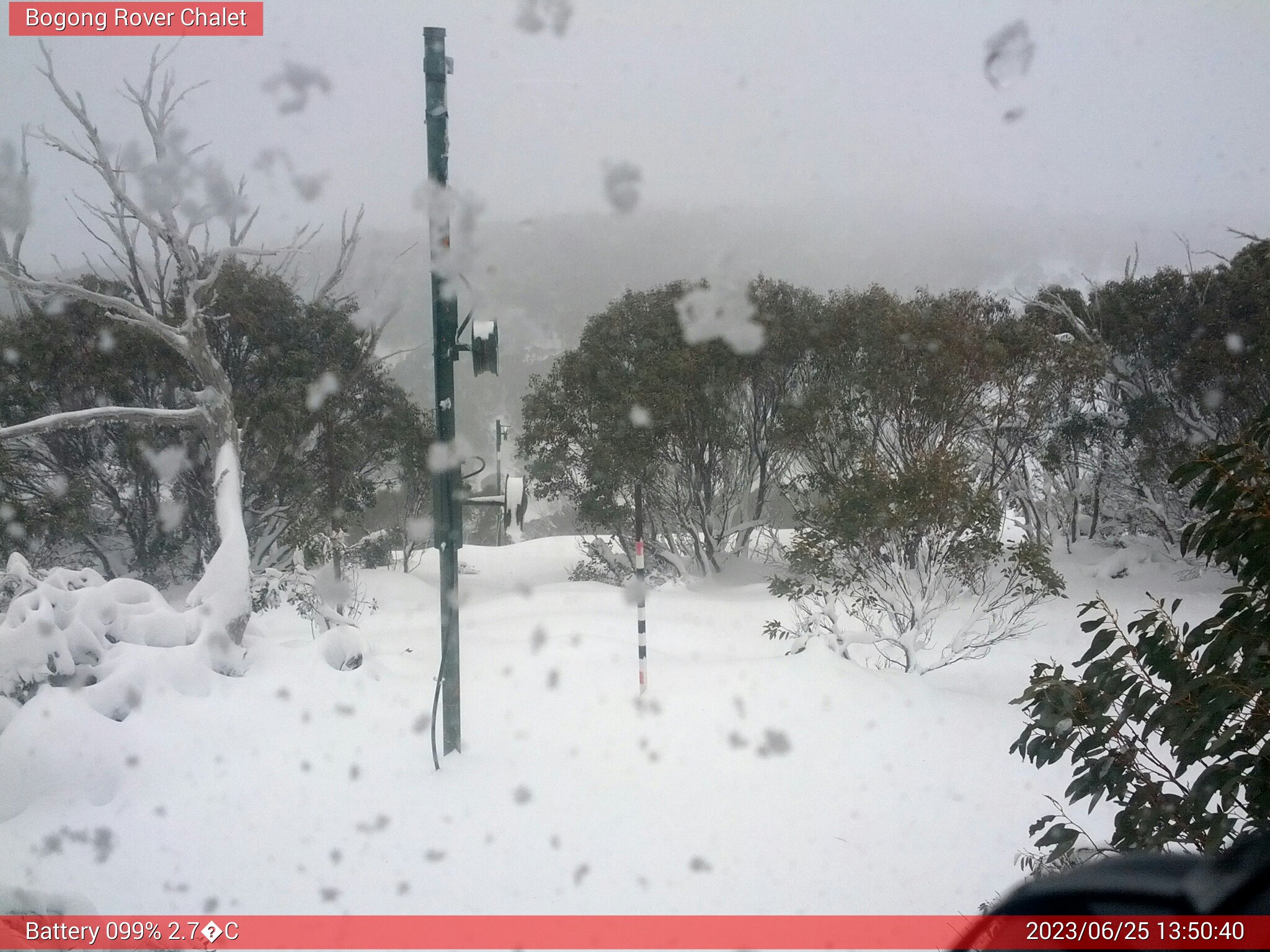 Bogong Web Cam 1:50pm Sunday 25th of June 2023