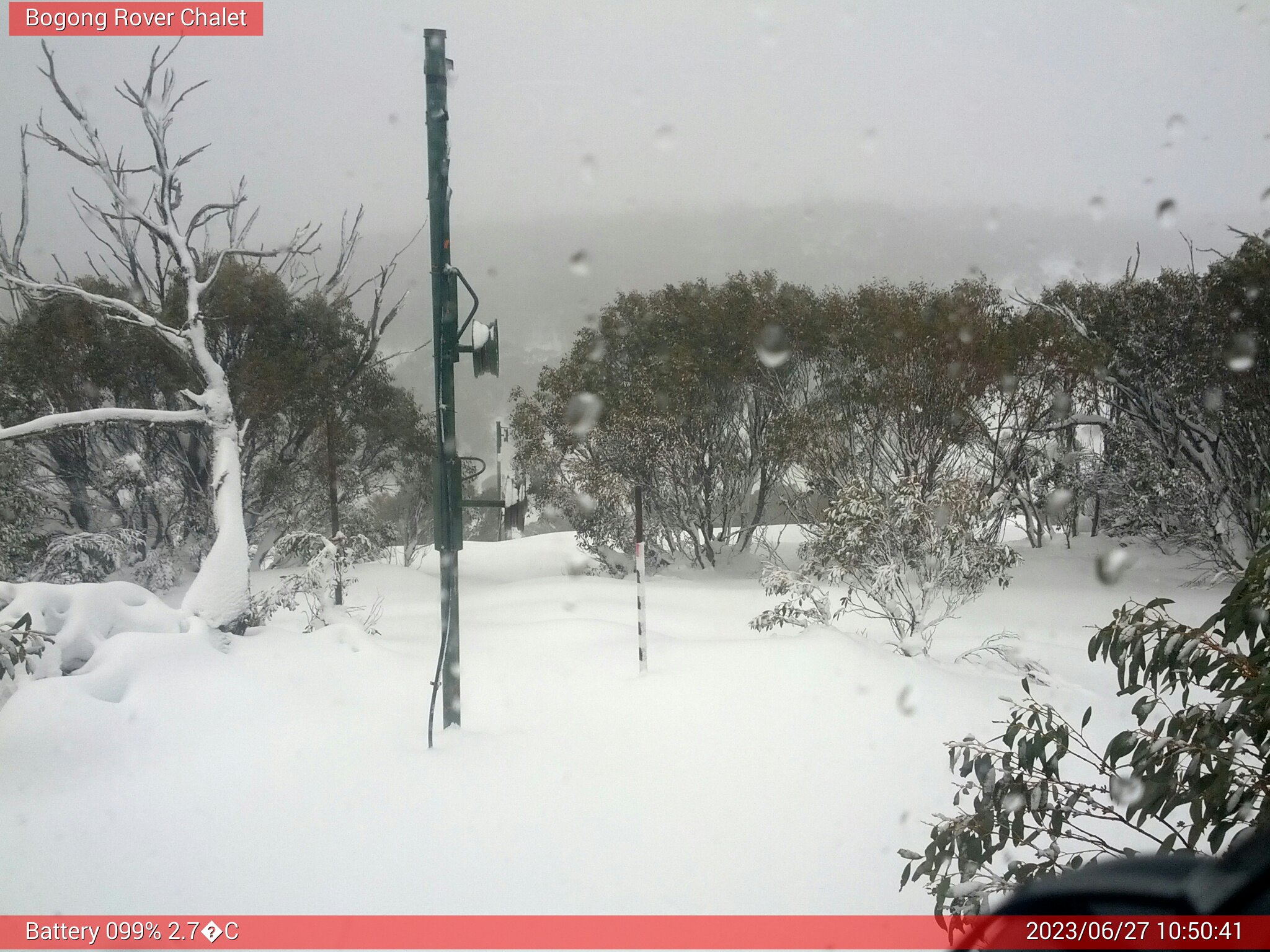 Bogong Web Cam 10:50am Tuesday 27th of June 2023