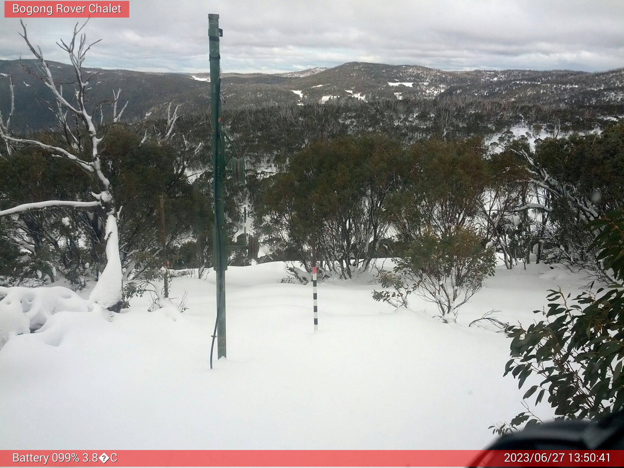 Bogong Web Cam 1:50pm Tuesday 27th of June 2023