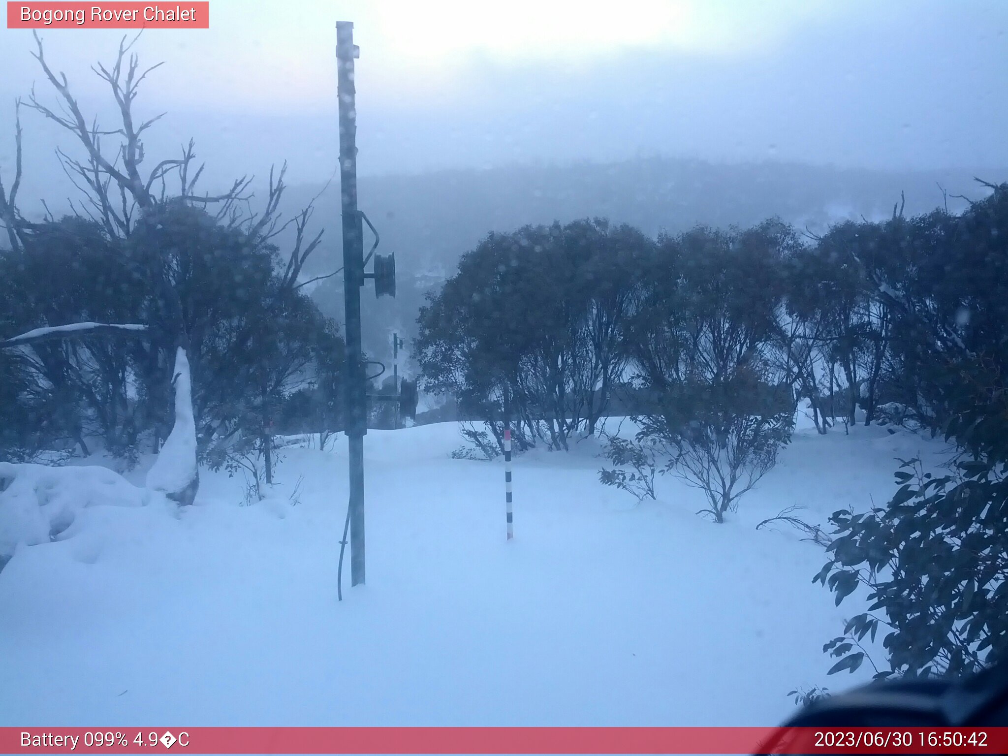 Bogong Web Cam 4:50pm Friday 30th of June 2023