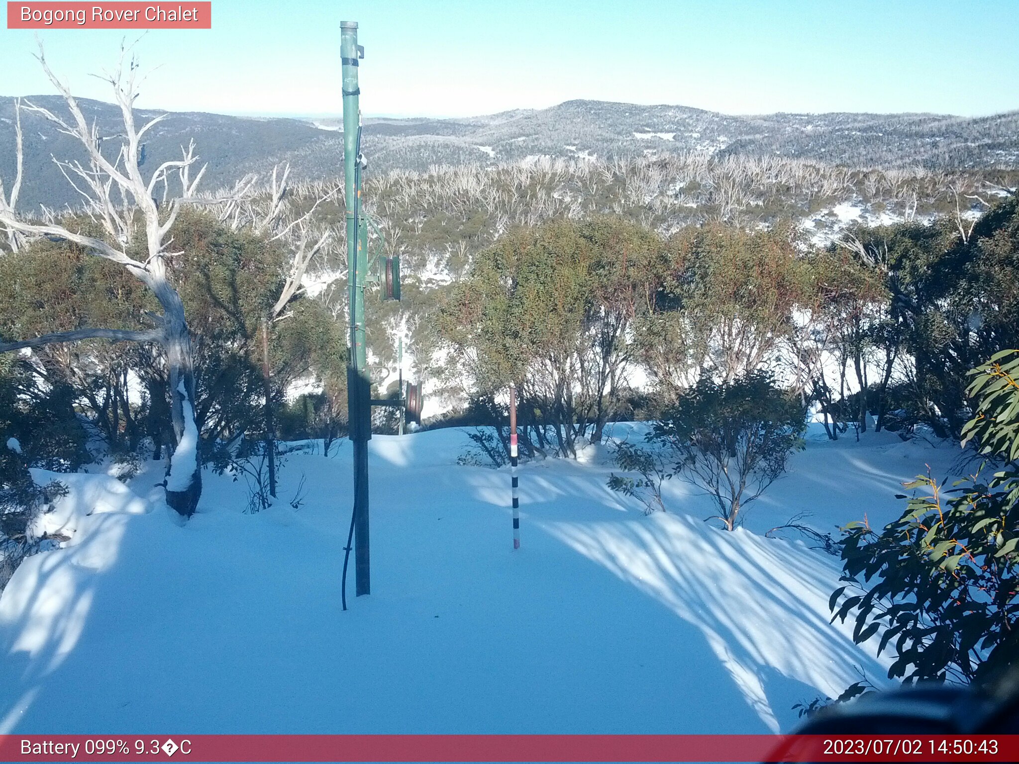 Bogong Web Cam 2:50pm Sunday 2nd of July 2023