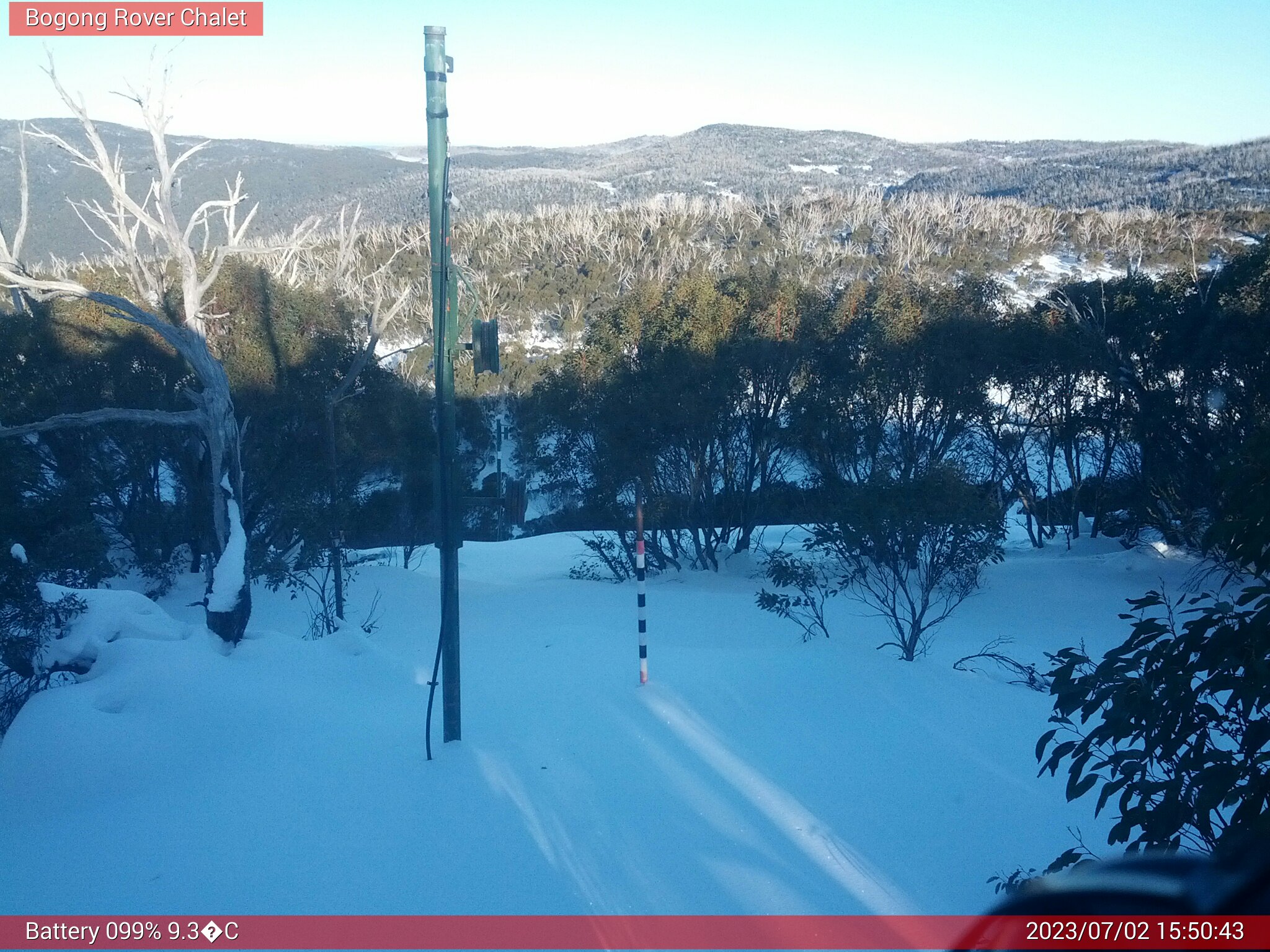 Bogong Web Cam 3:50pm Sunday 2nd of July 2023