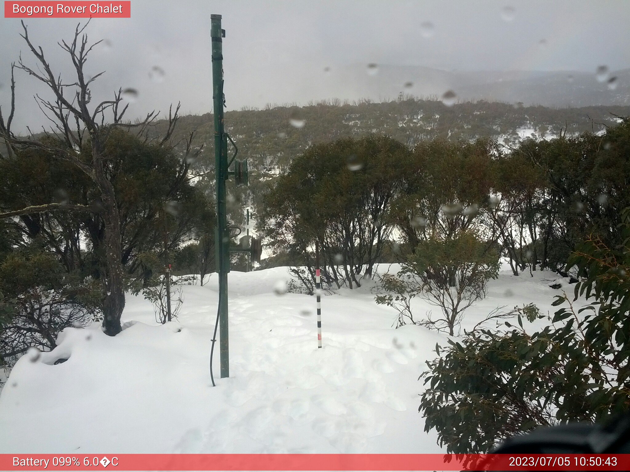 Bogong Web Cam 10:50am Wednesday 5th of July 2023