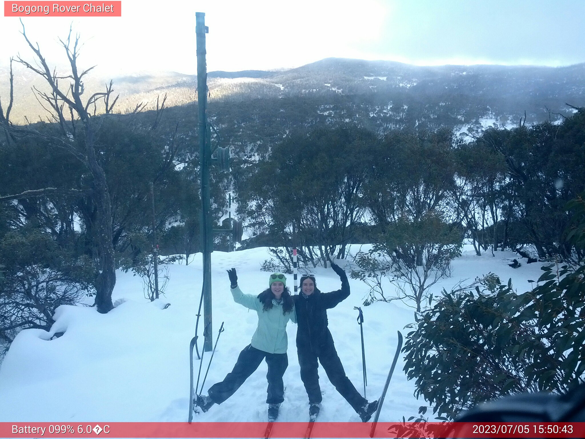 Bogong Web Cam 3:50pm Wednesday 5th of July 2023