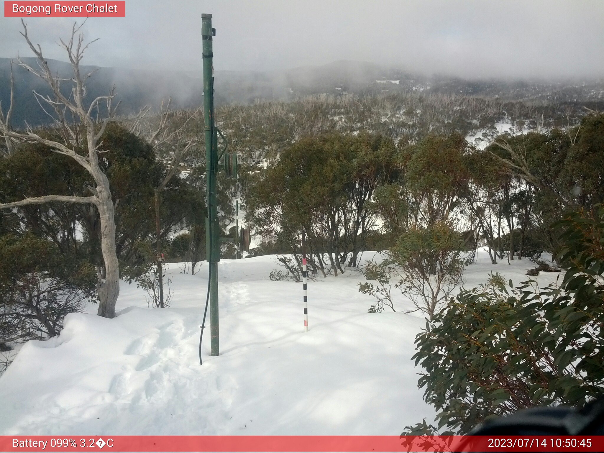 Bogong Web Cam 10:50am Friday 14th of July 2023