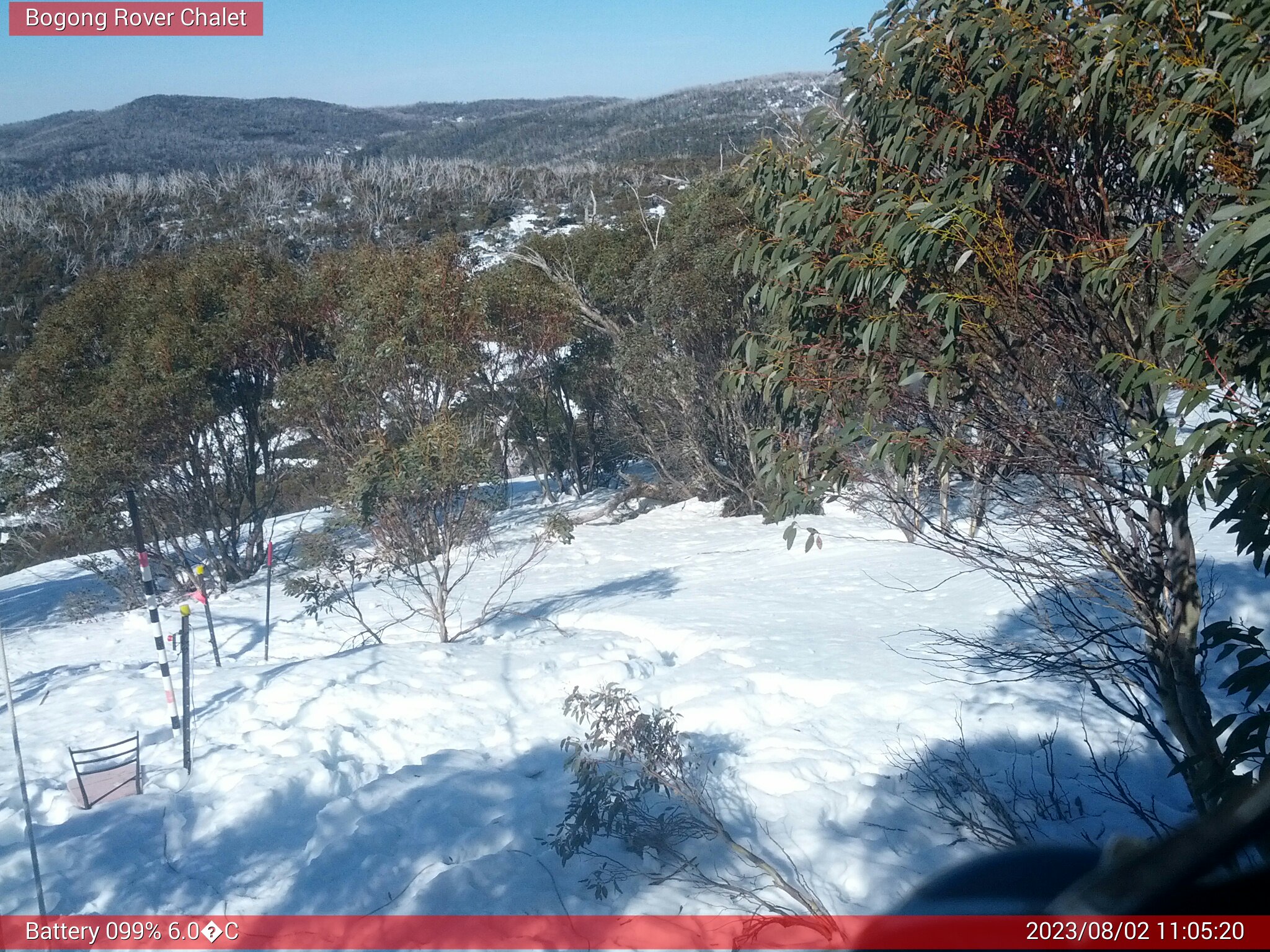 Bogong Web Cam 11:05am Wednesday 2nd of August 2023