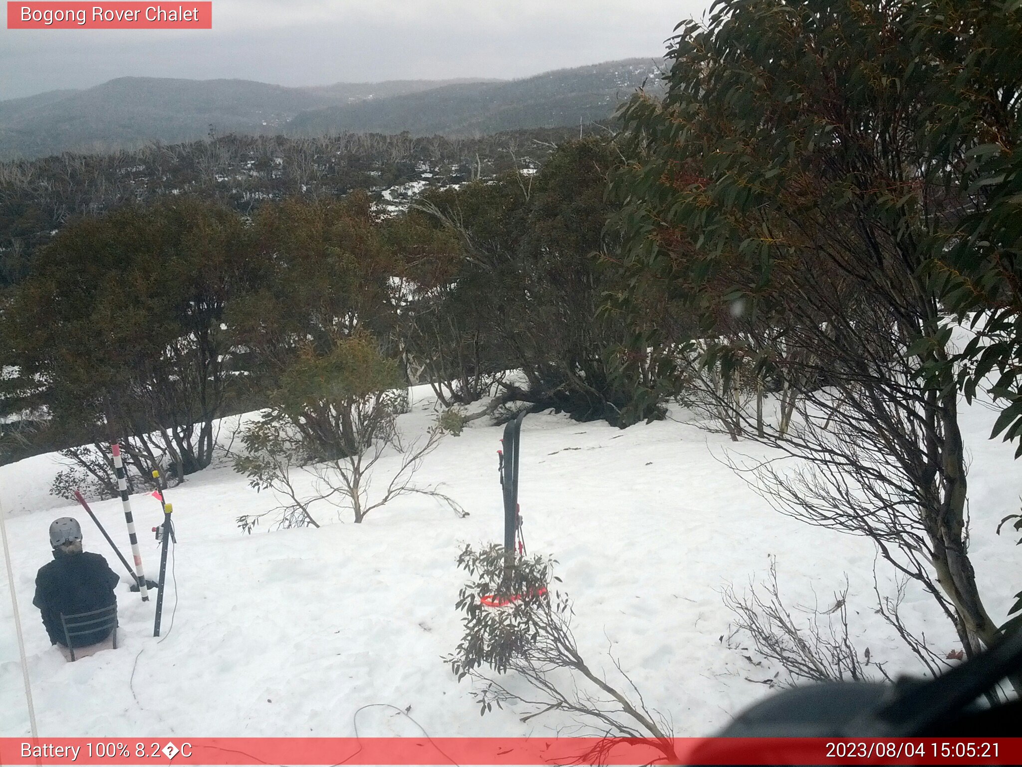 Bogong Web Cam 3:05pm Friday 4th of August 2023