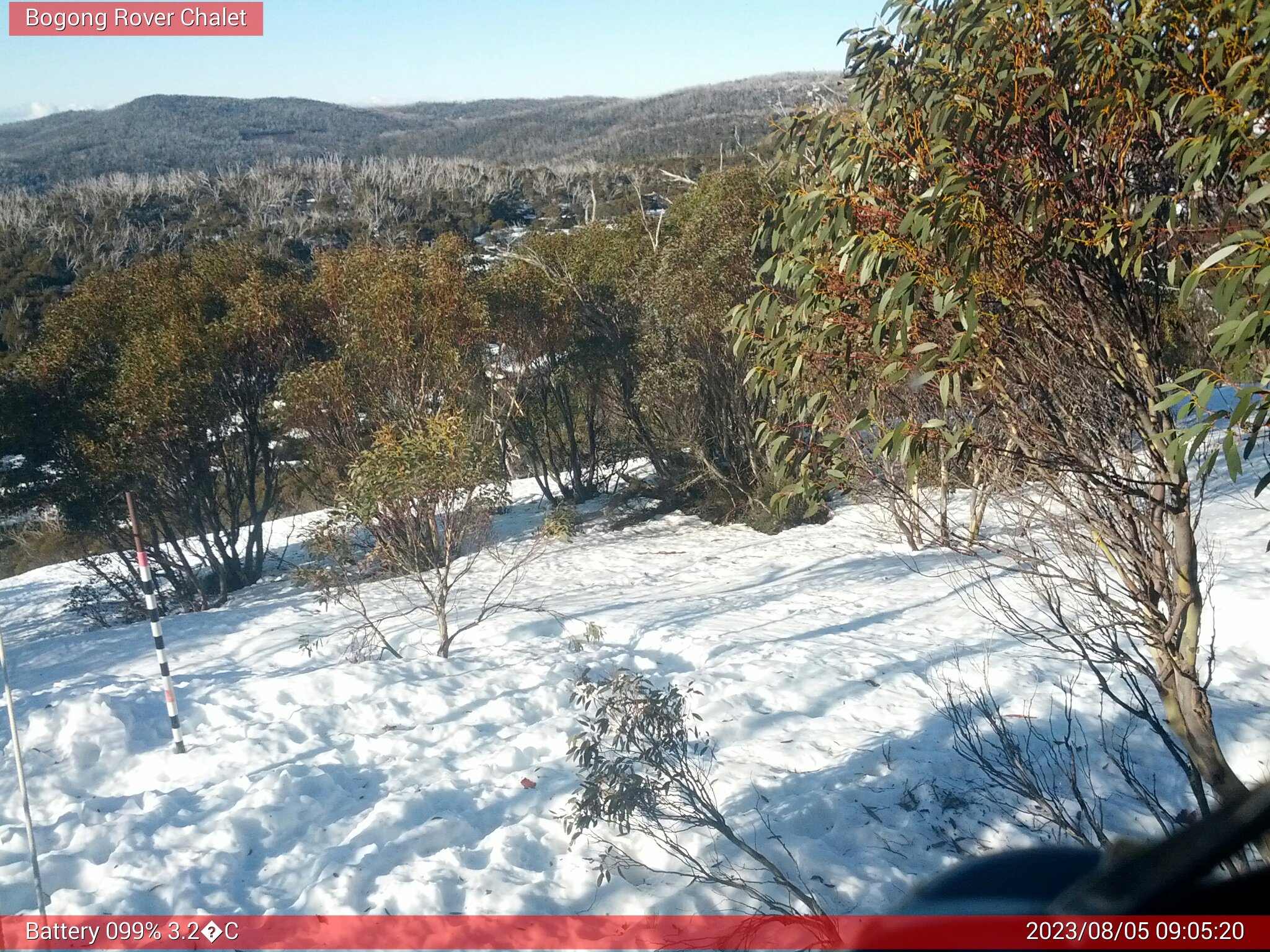 Bogong Web Cam 9:05am Saturday 5th of August 2023