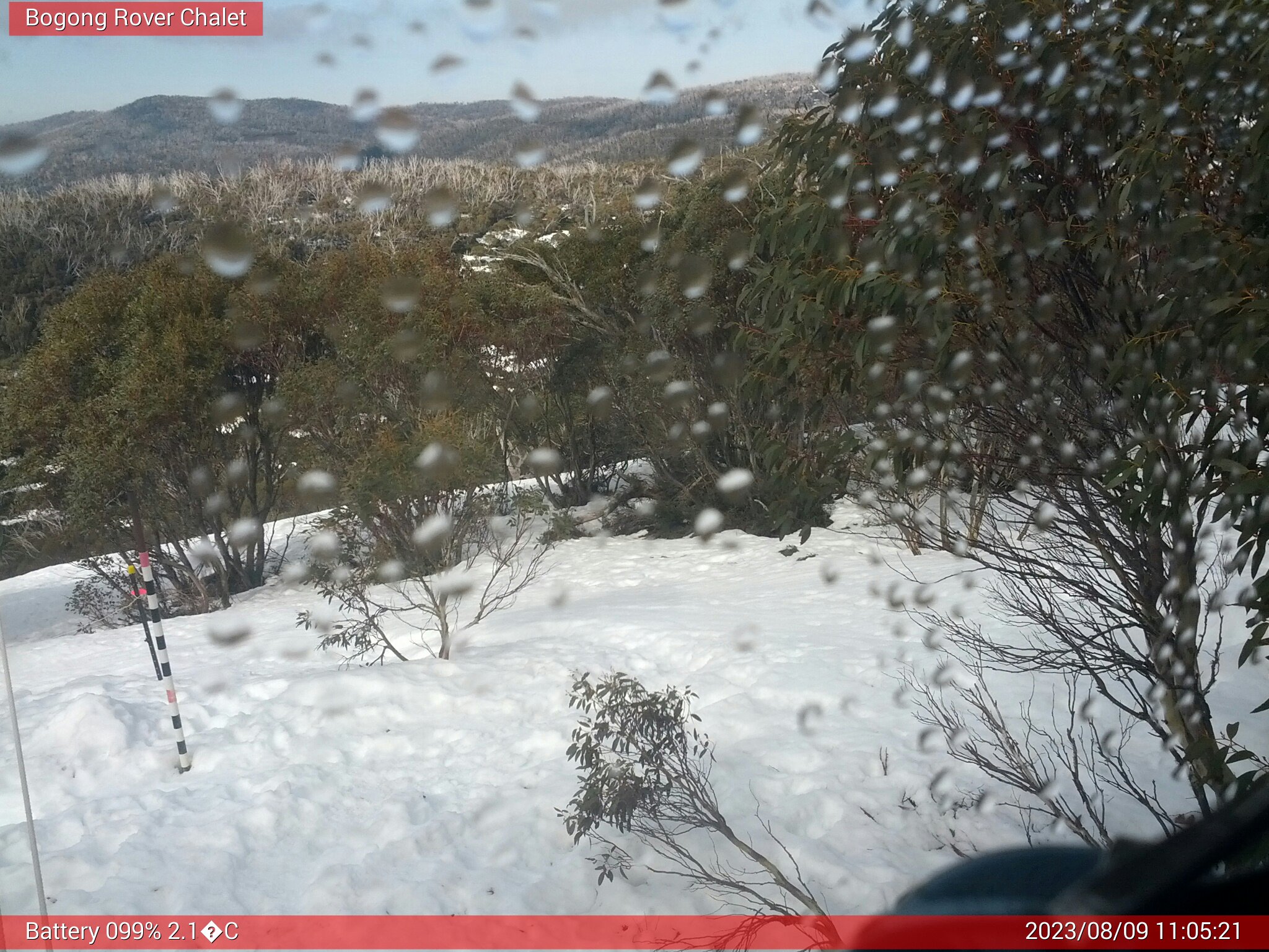 Bogong Web Cam 11:05am Wednesday 9th of August 2023