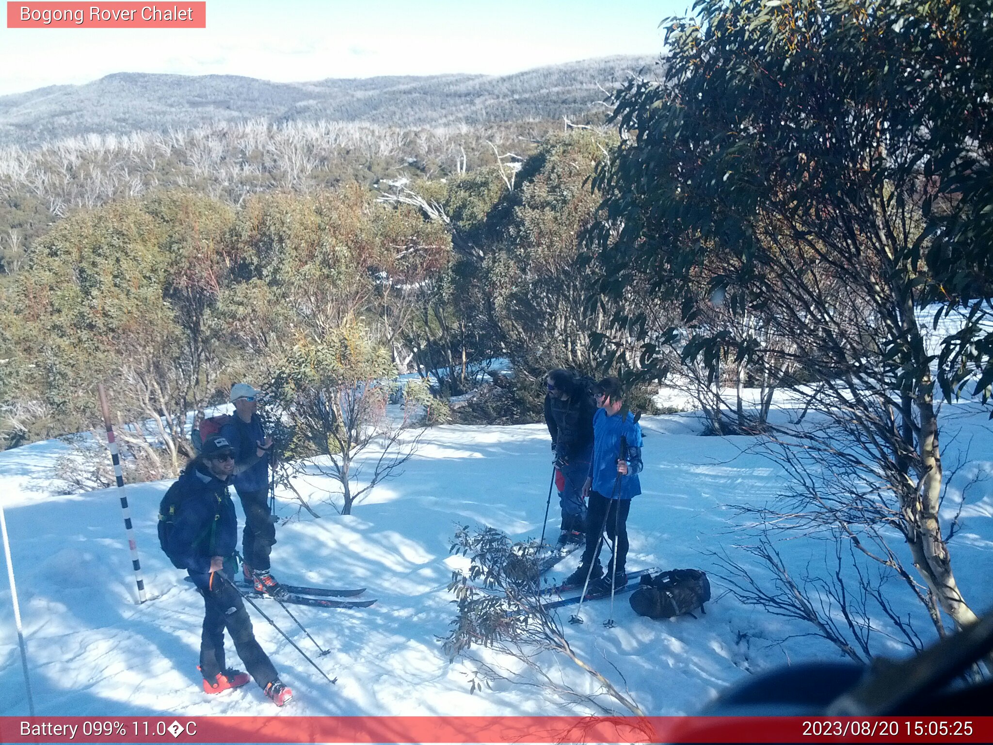 Bogong Web Cam 3:05pm Sunday 20th of August 2023