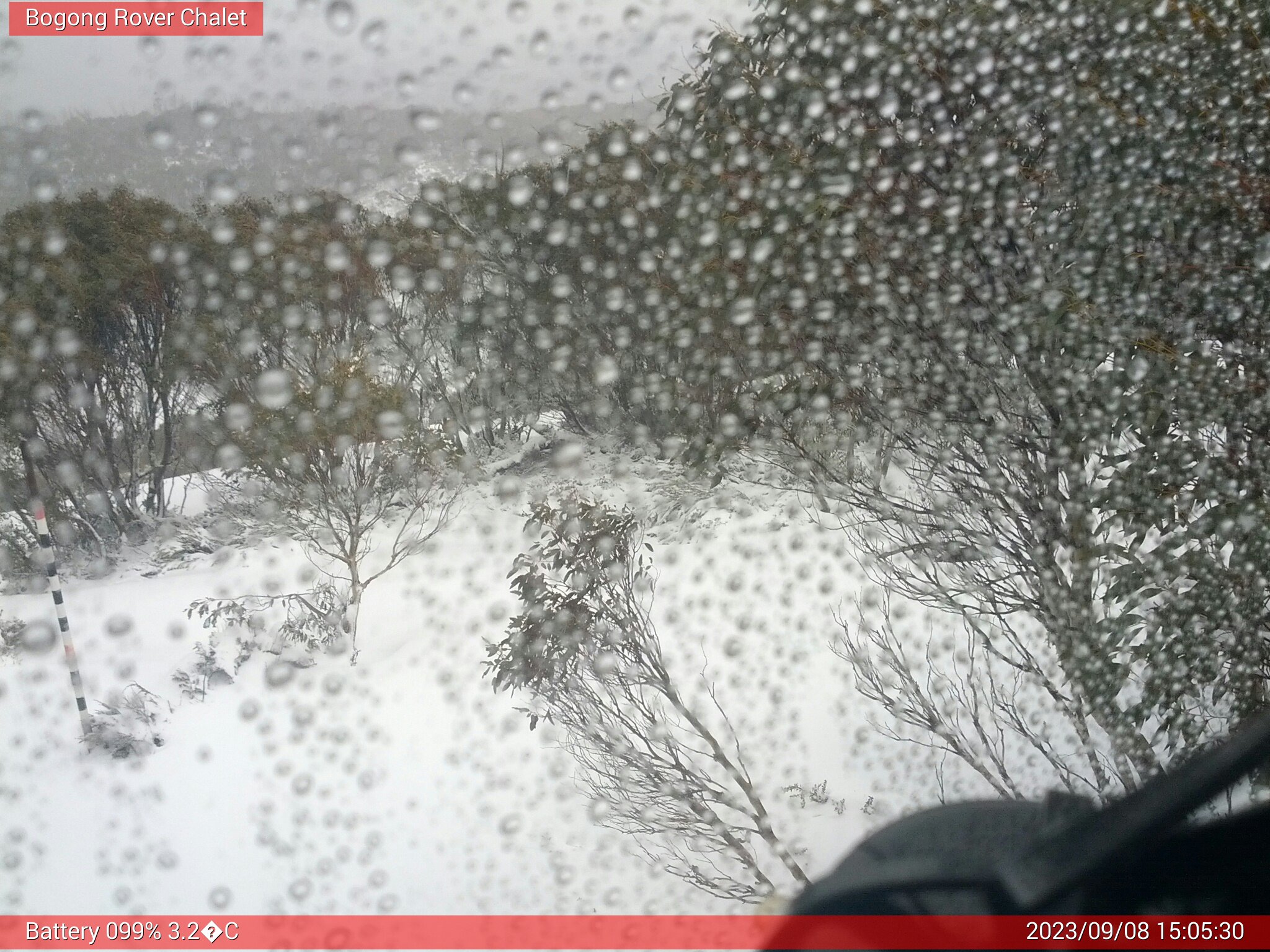 Bogong Web Cam 3:05pm Friday 8th of September 2023