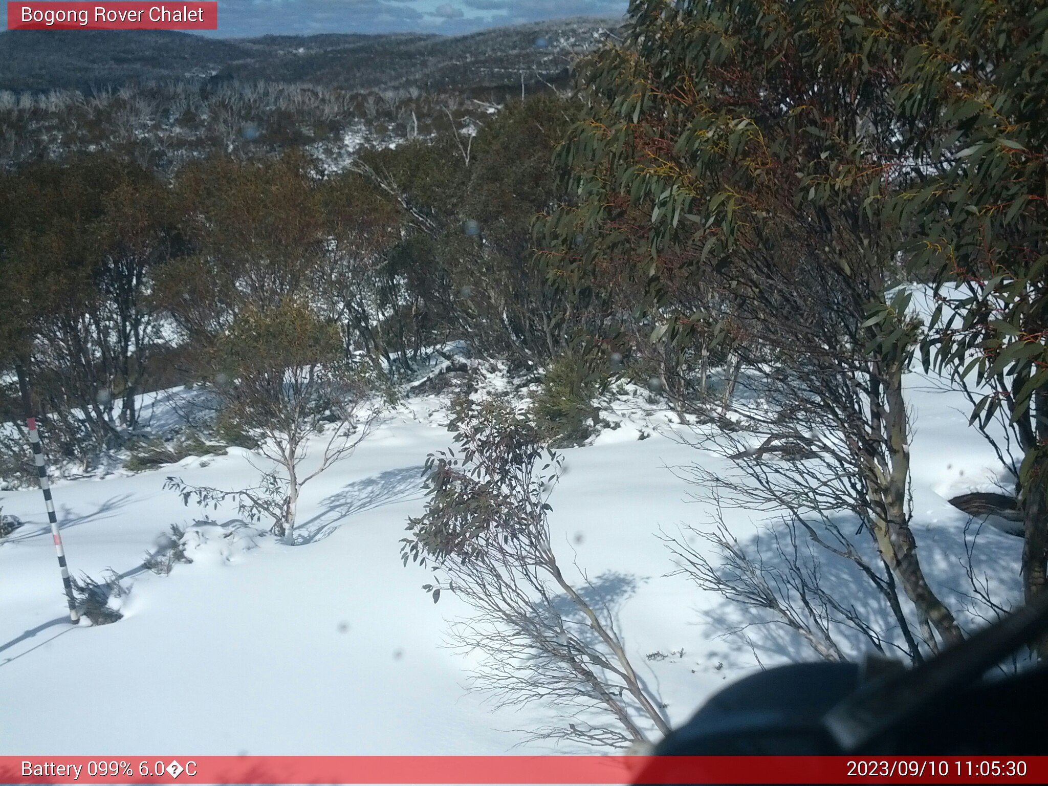 Bogong Web Cam 11:05am Sunday 10th of September 2023