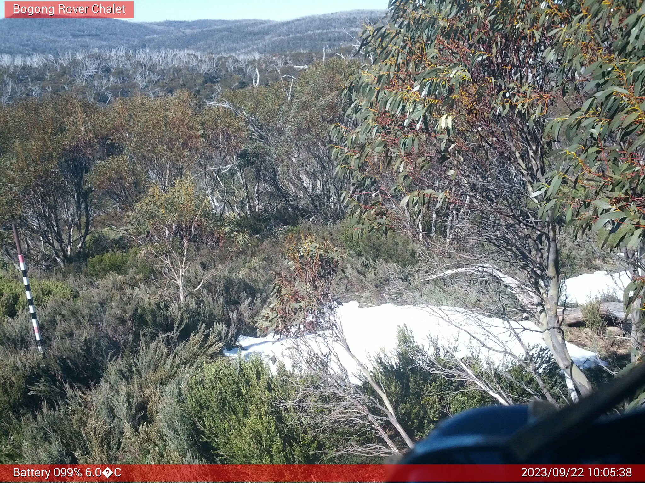 Bogong Web Cam 10:05am Friday 22nd of September 2023