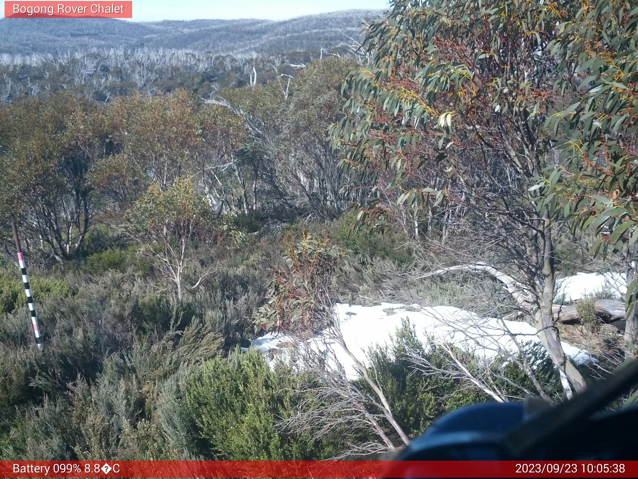 Bogong Web Cam 10:05am Saturday 23rd of September 2023