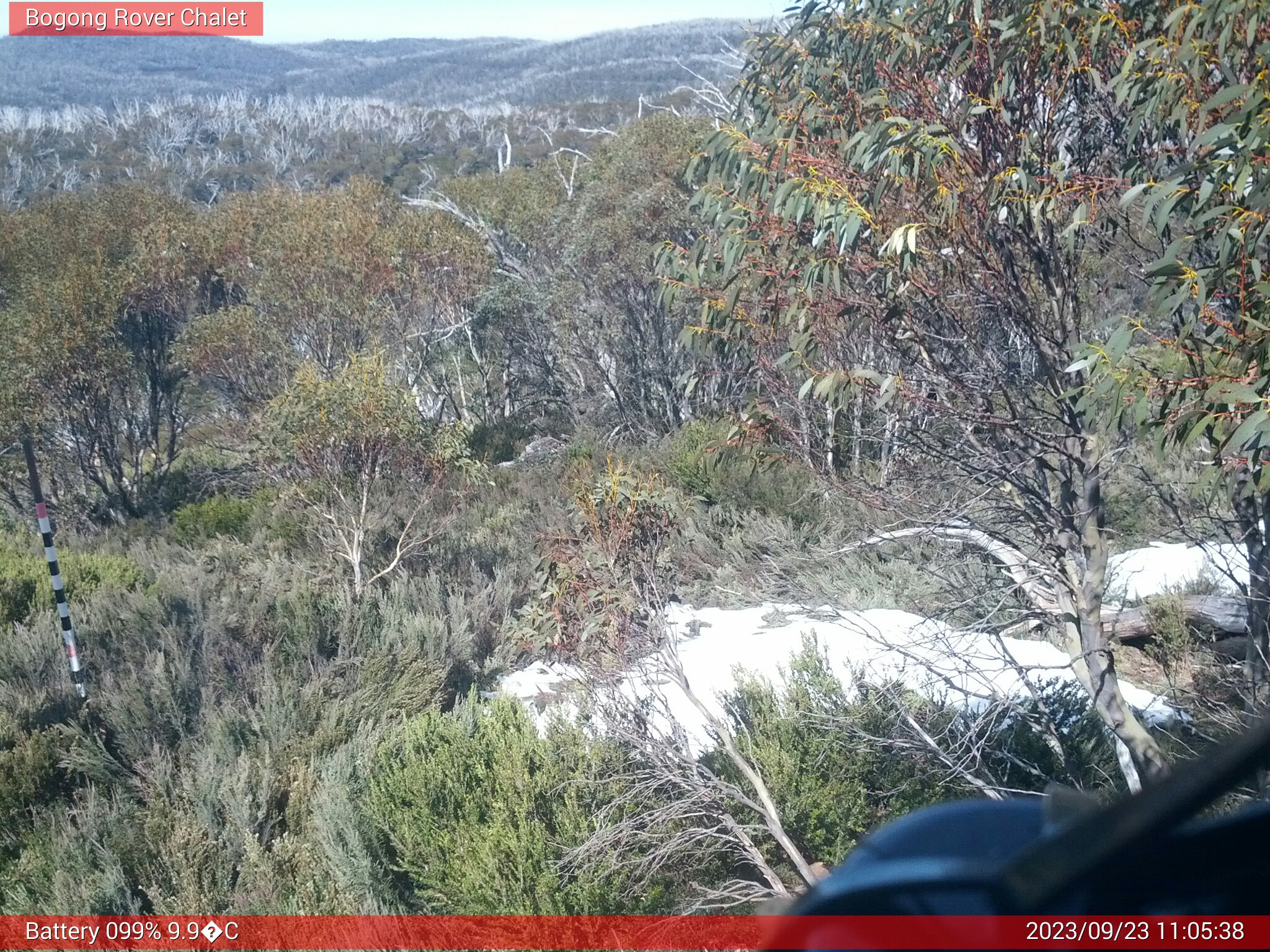 Bogong Web Cam 11:05am Saturday 23rd of September 2023