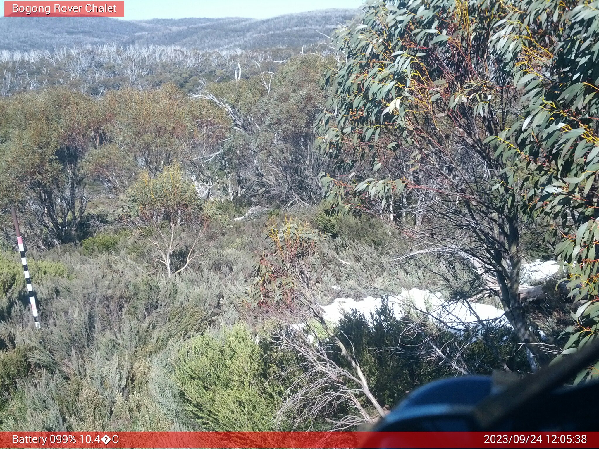 Bogong Web Cam 12:05pm Sunday 24th of September 2023