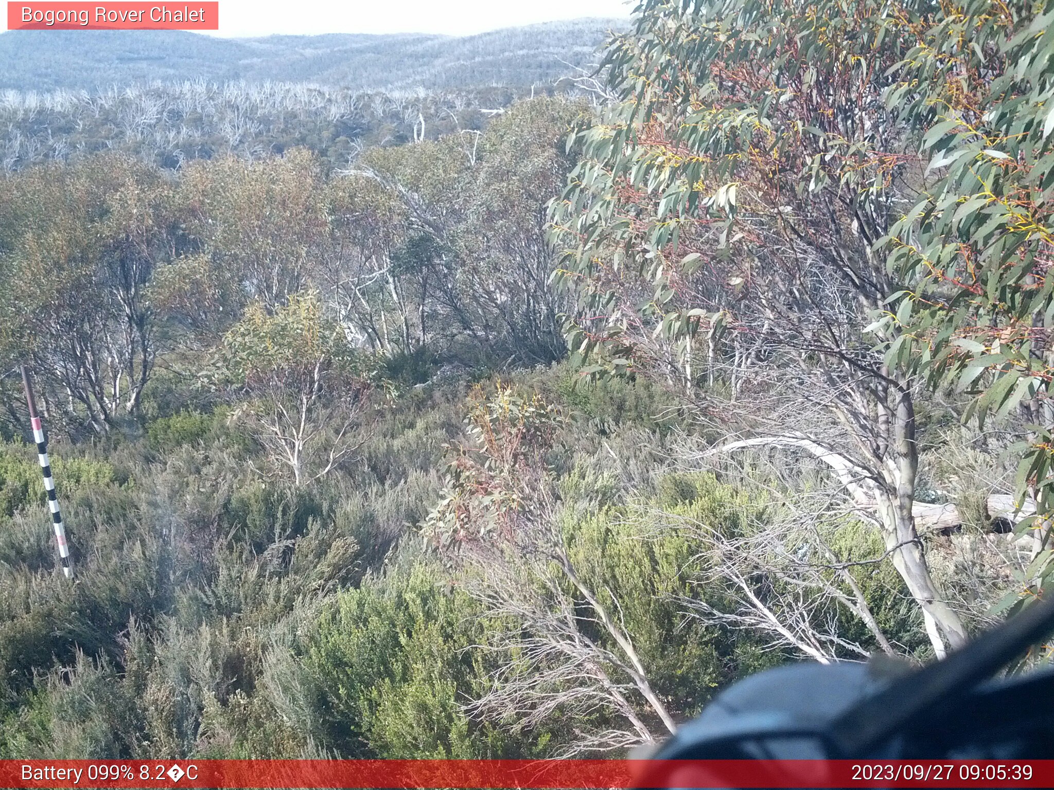 Bogong Web Cam 9:05am Wednesday 27th of September 2023