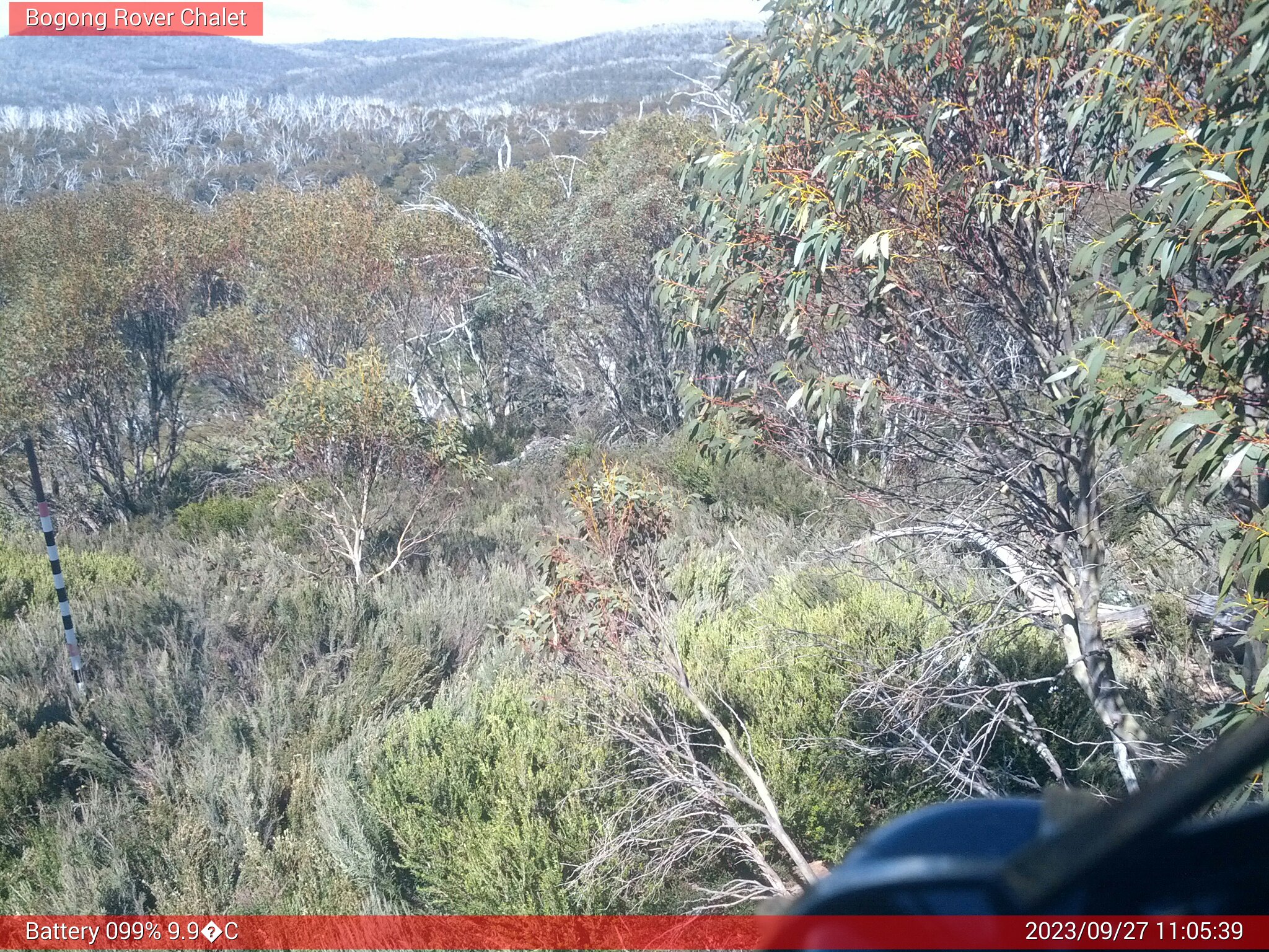 Bogong Web Cam 11:05am Wednesday 27th of September 2023