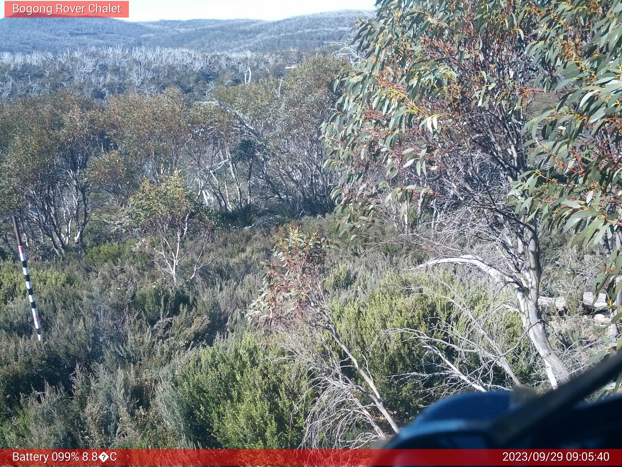 Bogong Web Cam 9:05am Friday 29th of September 2023