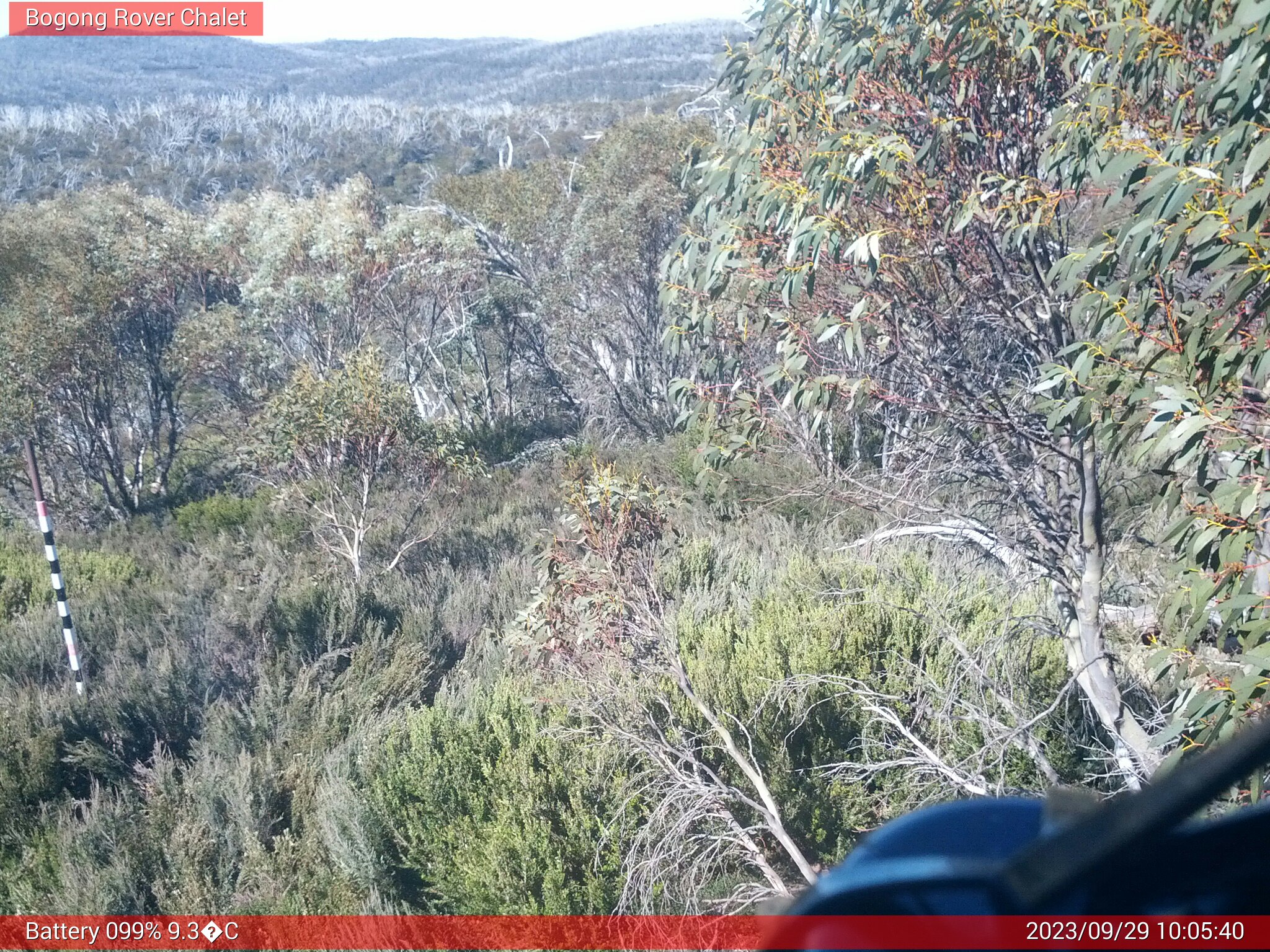 Bogong Web Cam 10:05am Friday 29th of September 2023