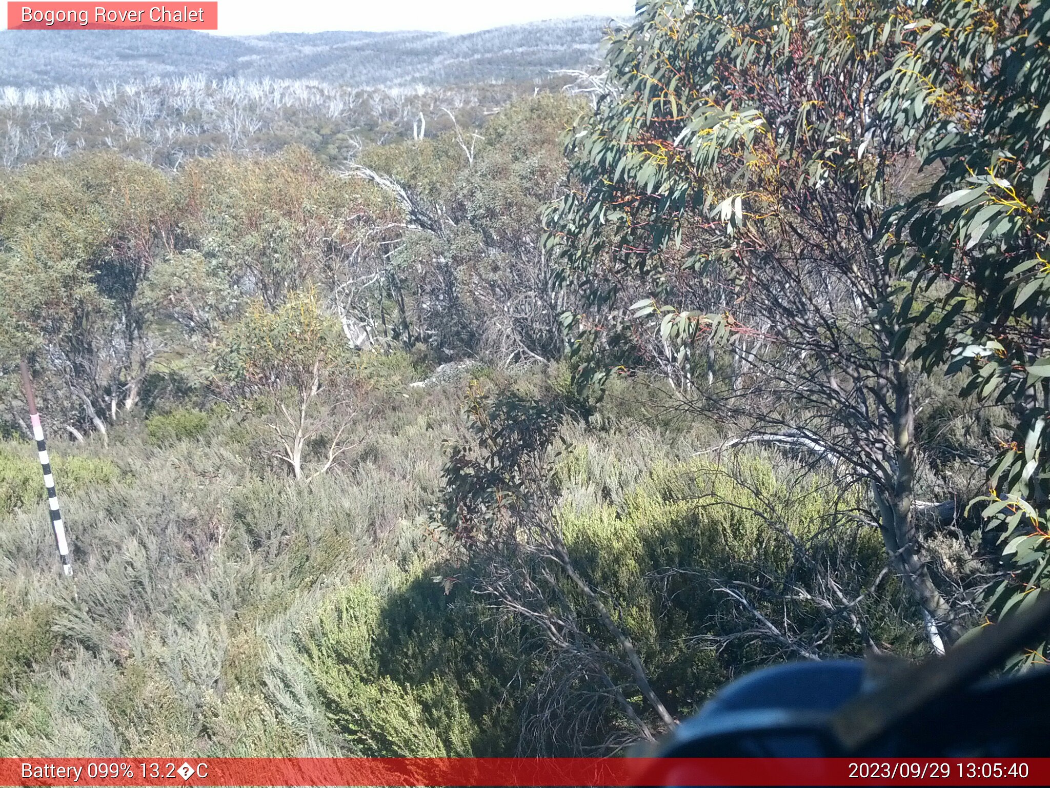 Bogong Web Cam 1:05pm Friday 29th of September 2023