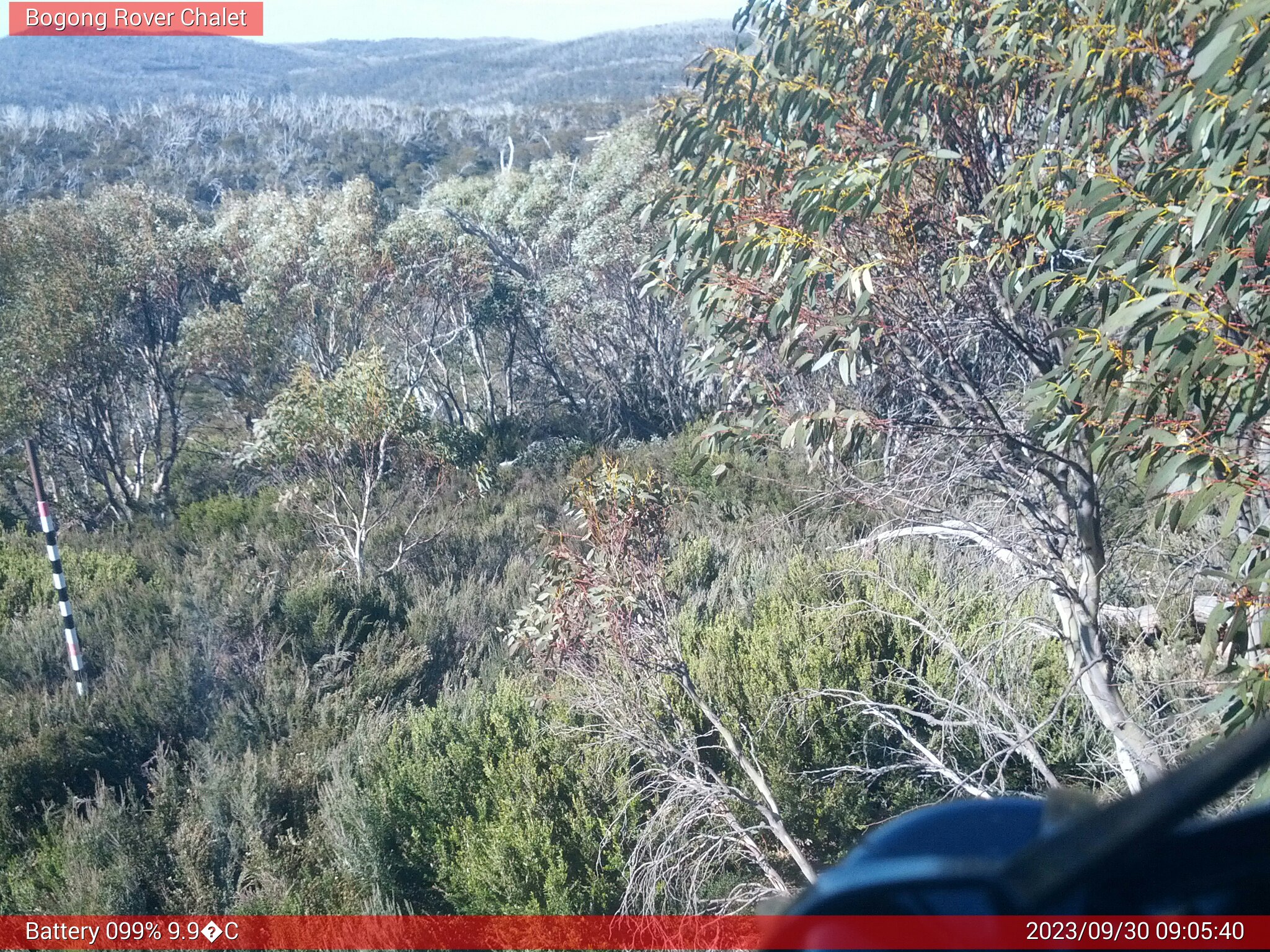 Bogong Web Cam 9:05am Saturday 30th of September 2023