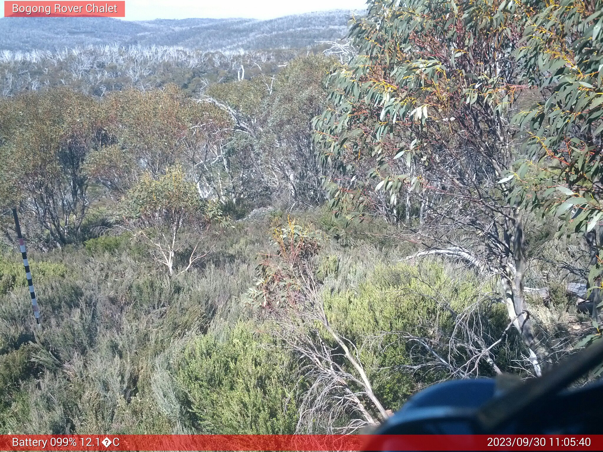 Bogong Web Cam 11:05am Saturday 30th of September 2023