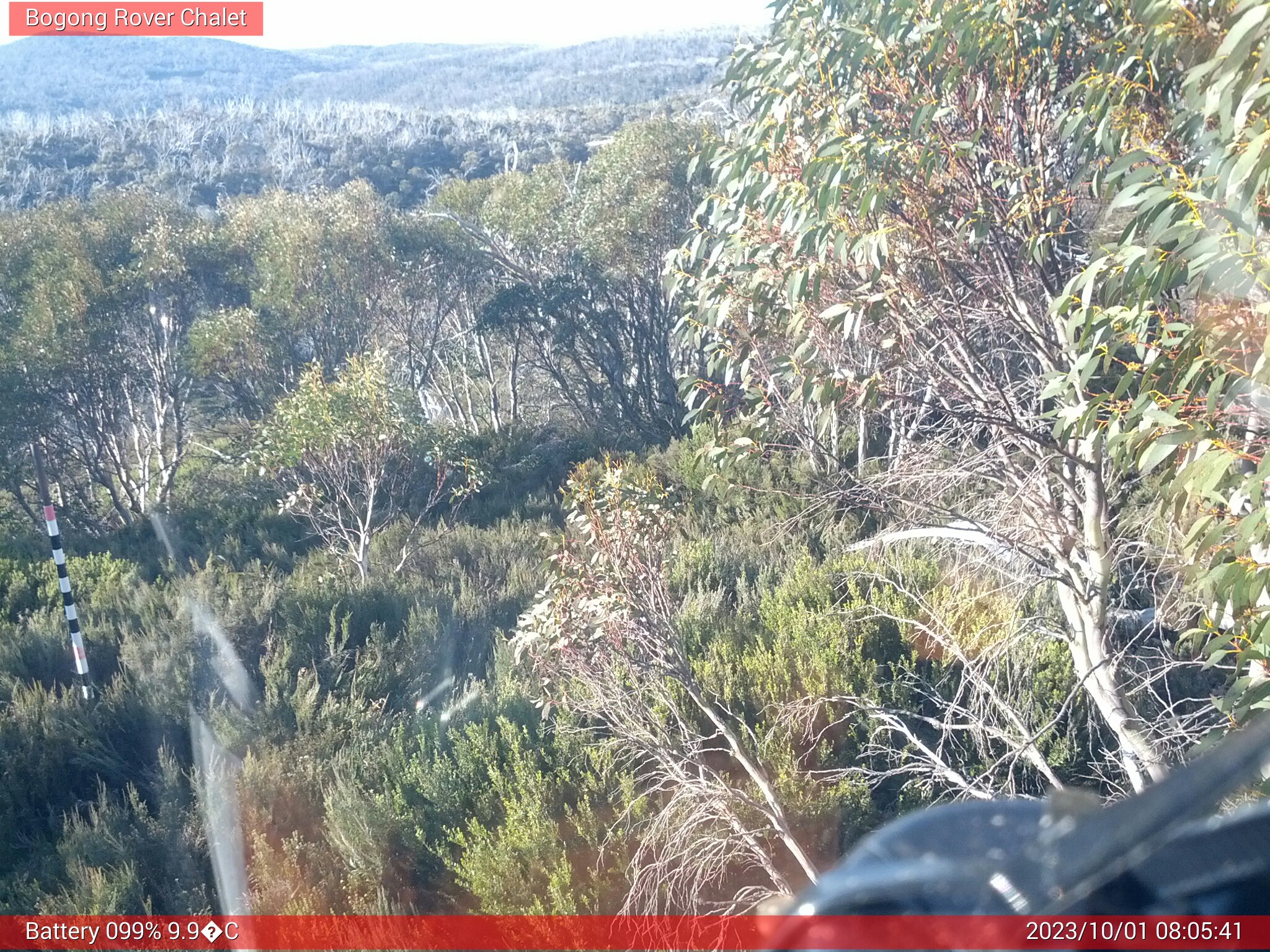 Bogong Web Cam 8:05am Sunday 1st of October 2023