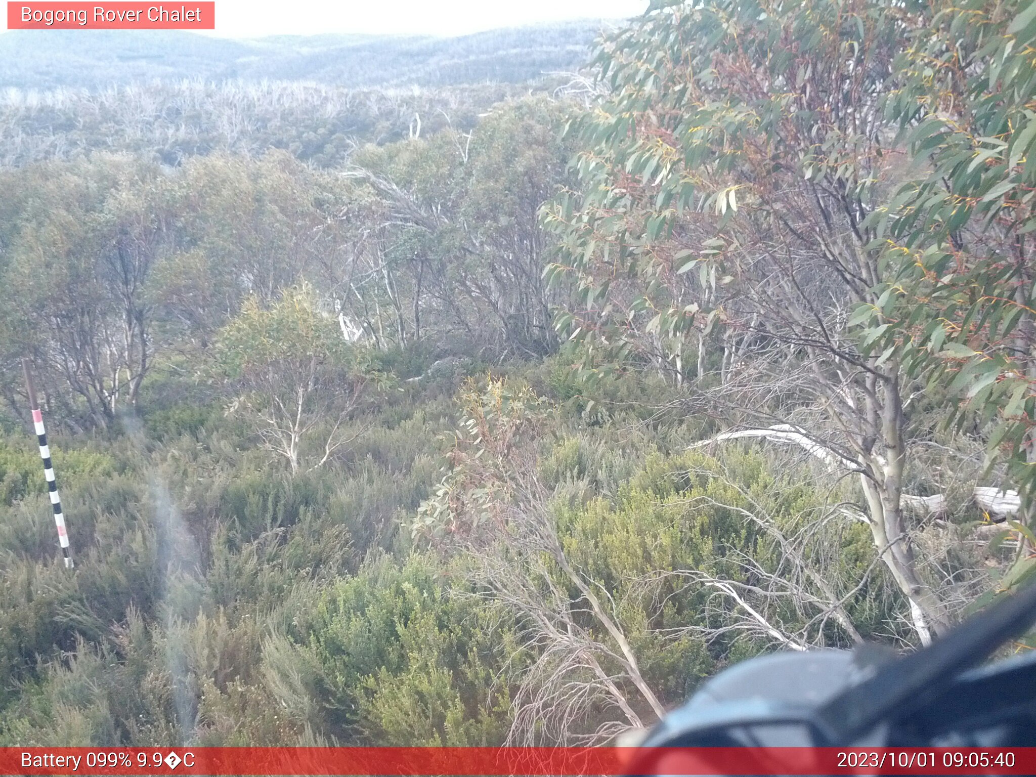 Bogong Web Cam 9:05am Sunday 1st of October 2023