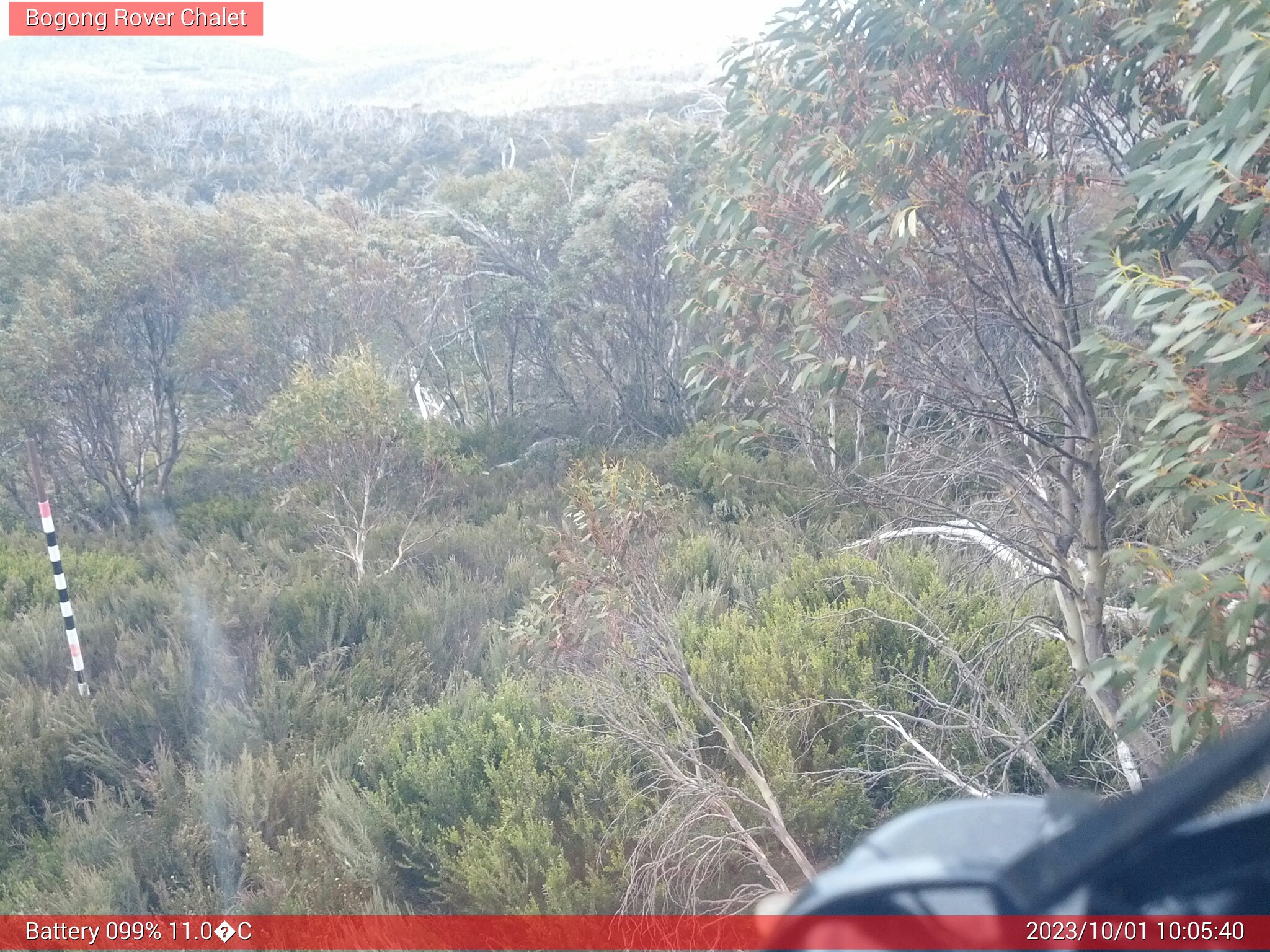 Bogong Web Cam 10:05am Sunday 1st of October 2023