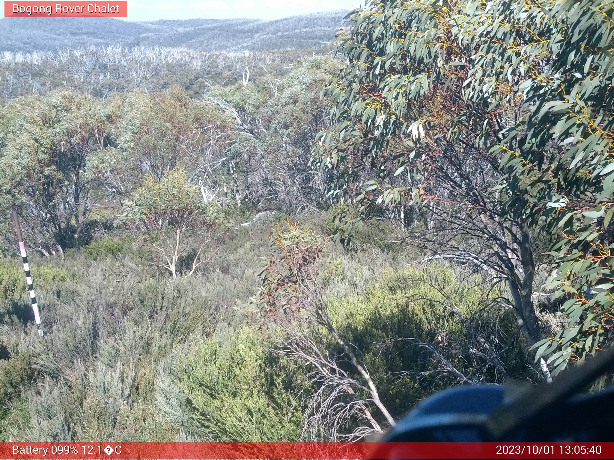 Bogong Web Cam 1:05pm Sunday 1st of October 2023