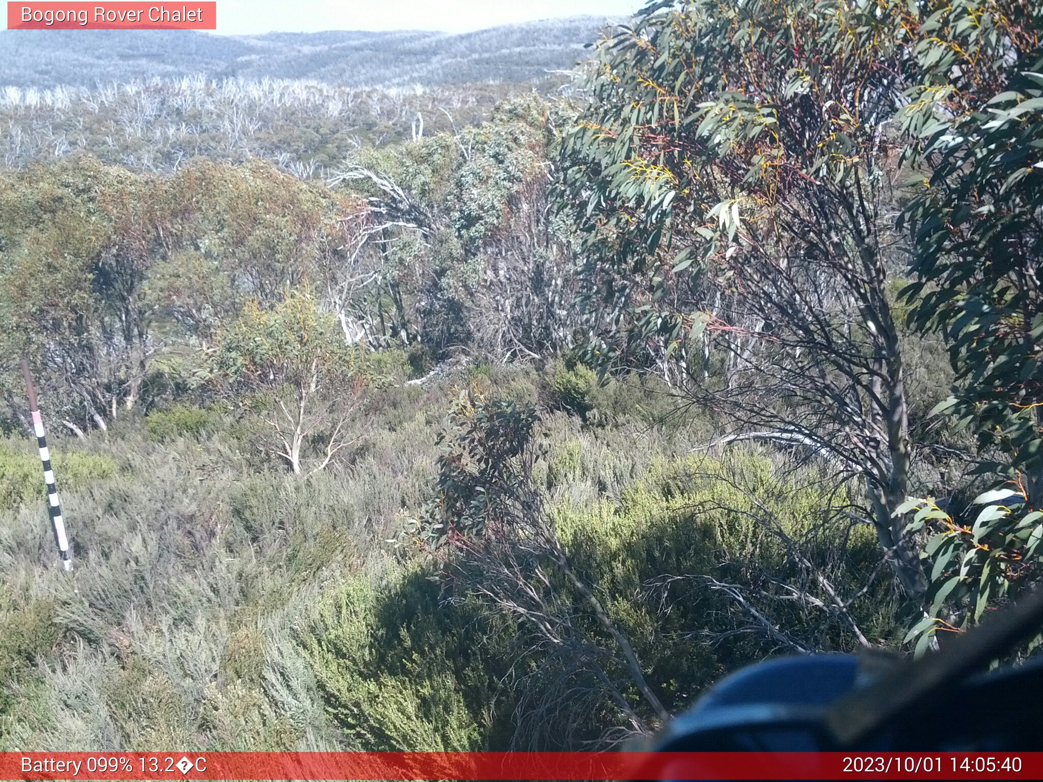 Bogong Web Cam 2:05pm Sunday 1st of October 2023