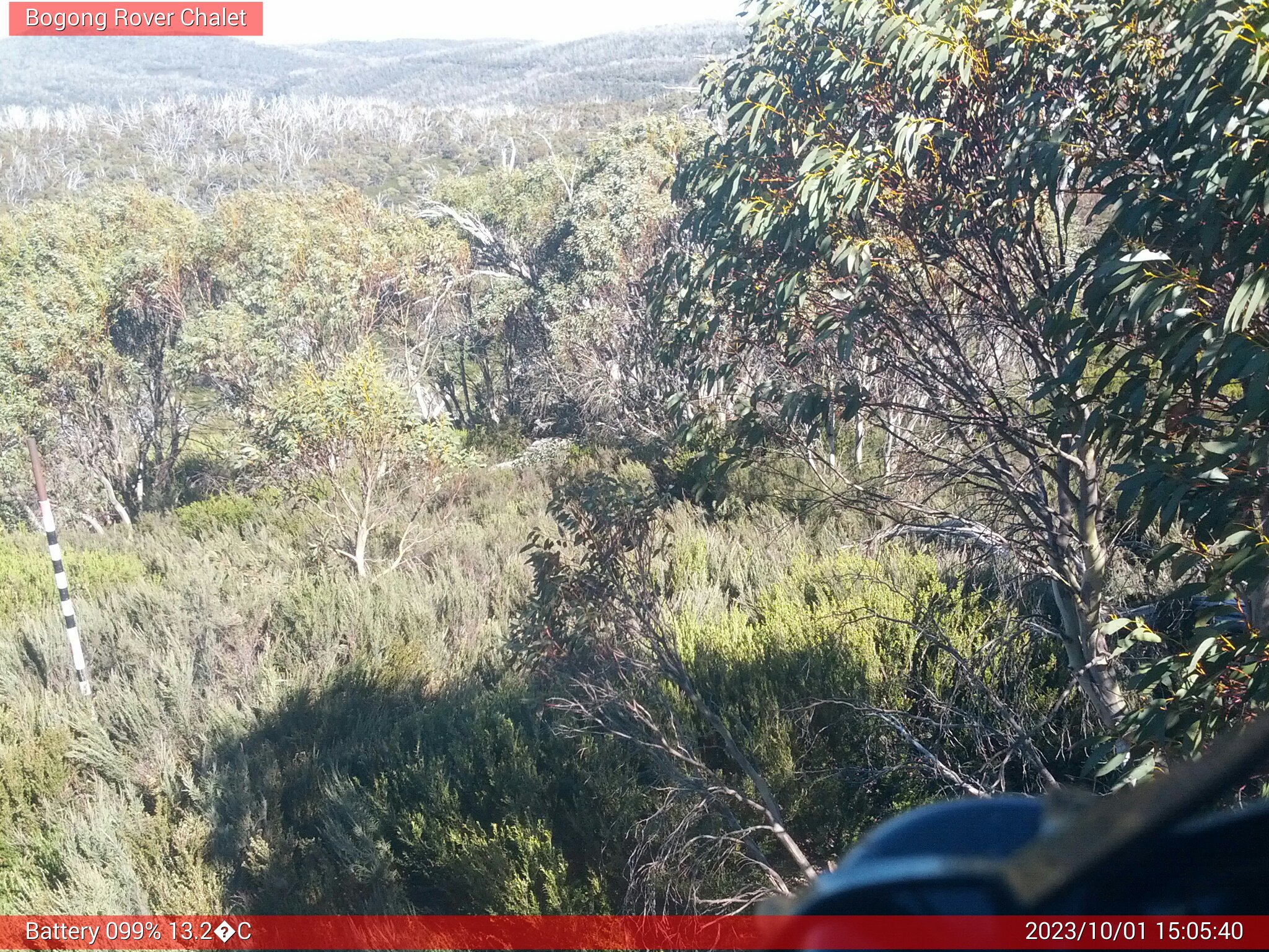 Bogong Web Cam 3:05pm Sunday 1st of October 2023