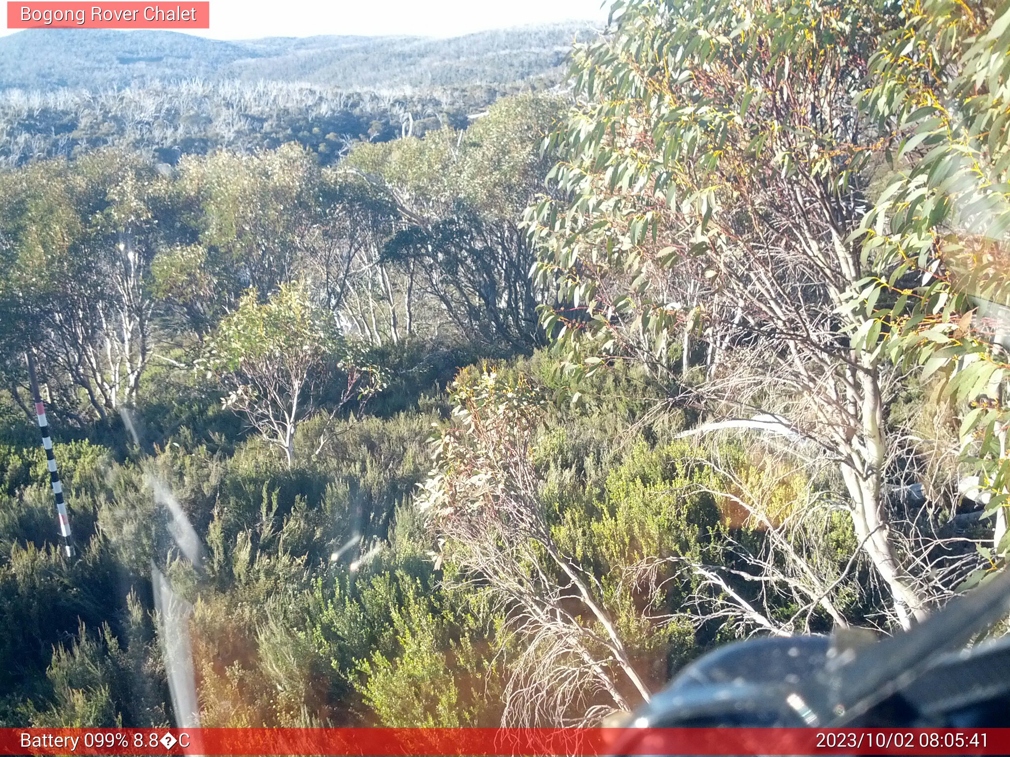 Bogong Web Cam 8:05am Monday 2nd of October 2023