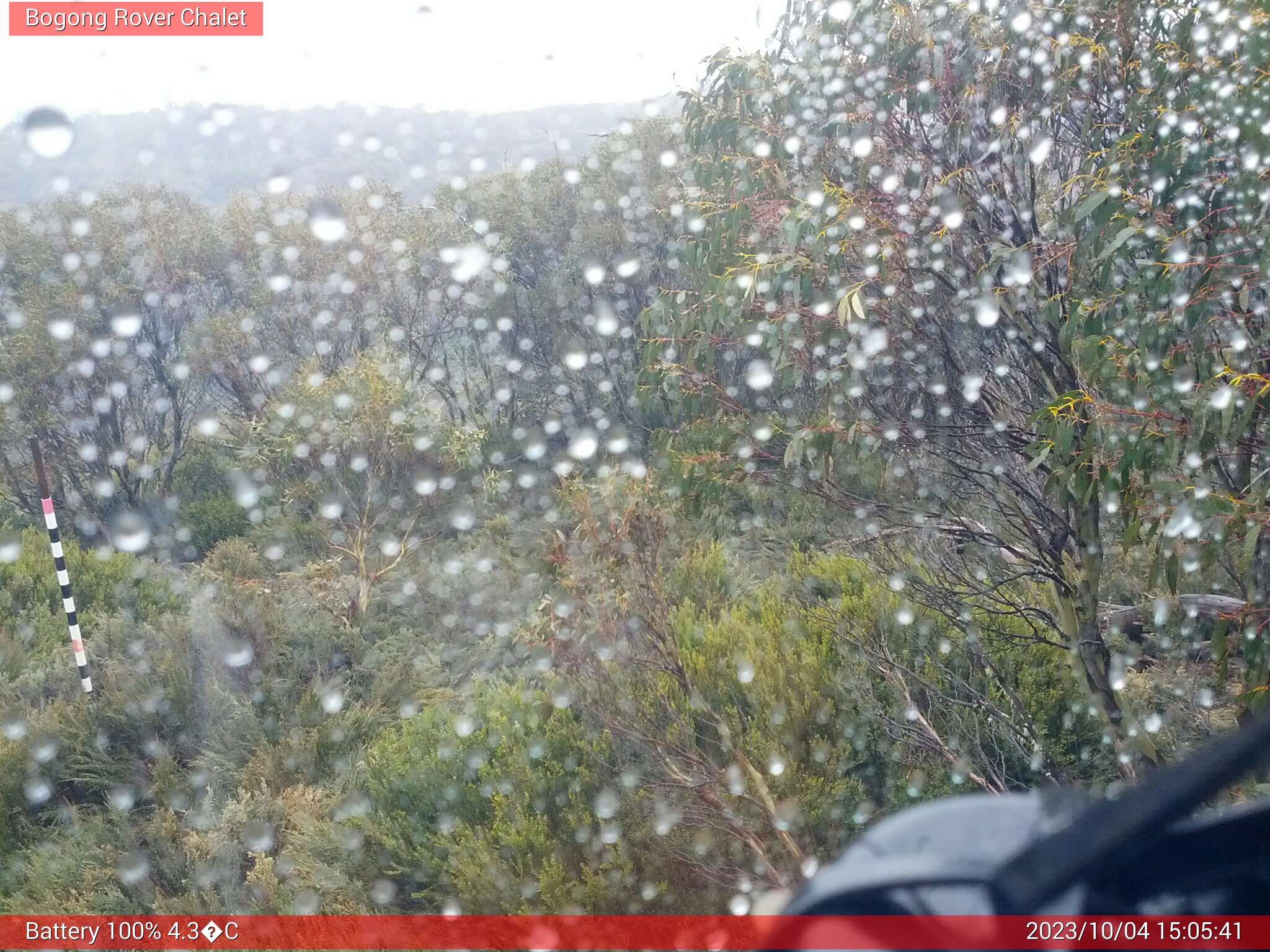 Bogong Web Cam 3:05pm Wednesday 4th of October 2023