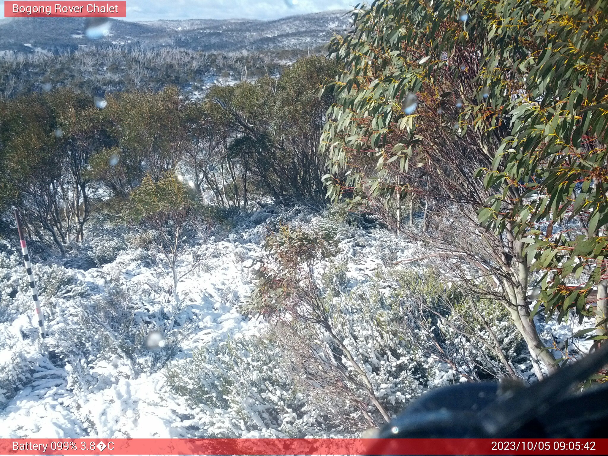 Bogong Web Cam 9:05am Thursday 5th of October 2023