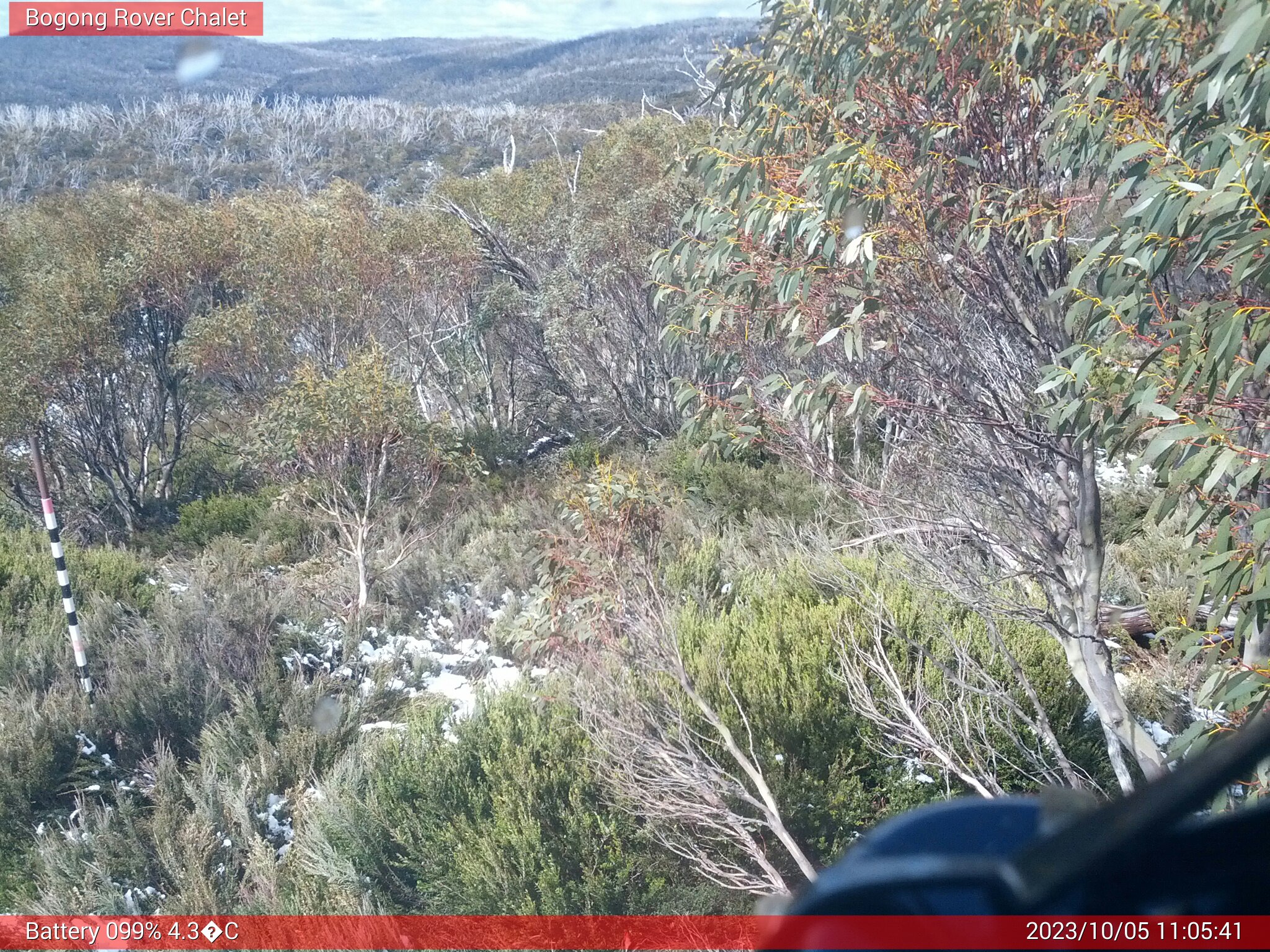 Bogong Web Cam 11:05am Thursday 5th of October 2023