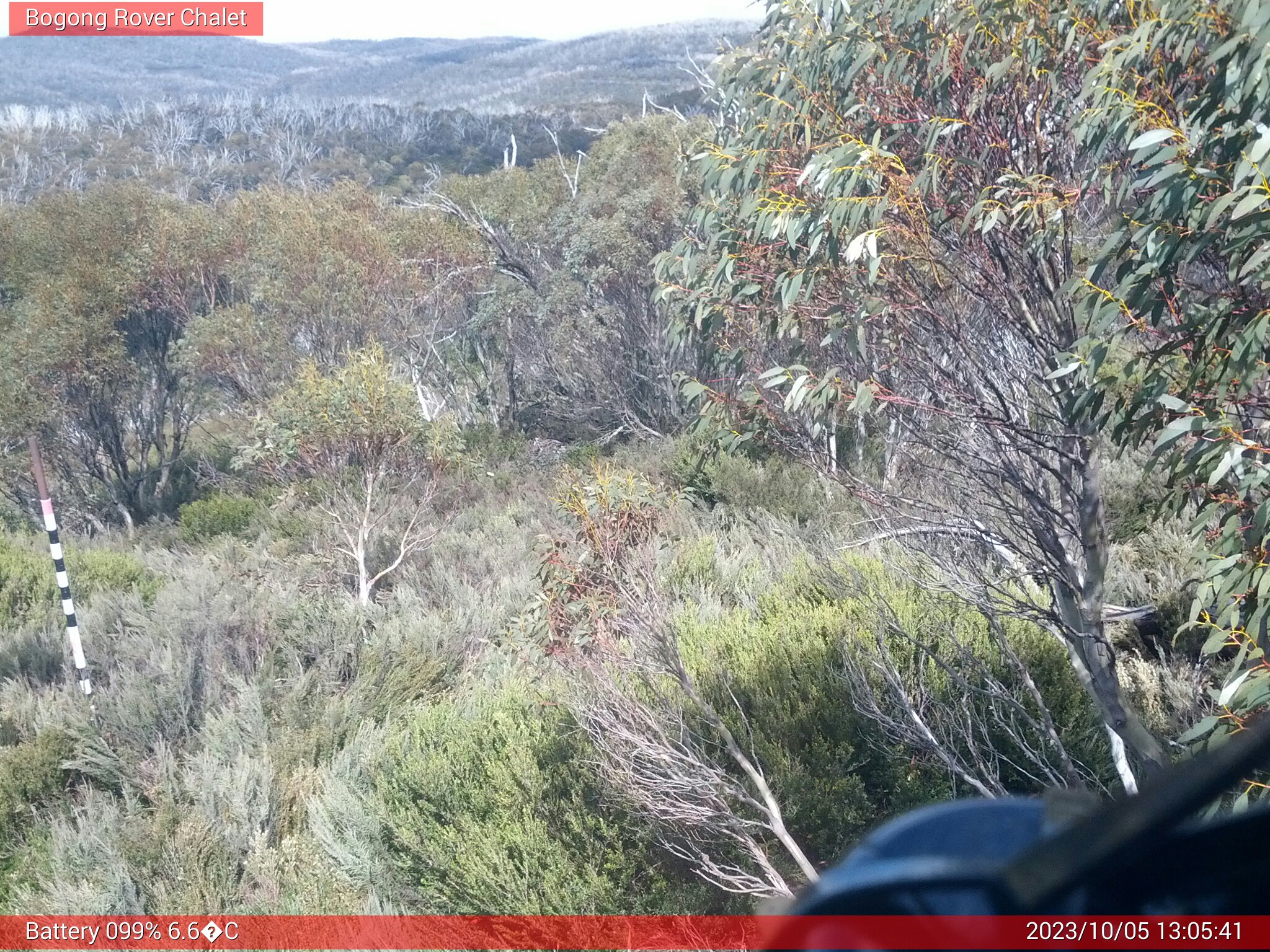 Bogong Web Cam 1:05pm Thursday 5th of October 2023