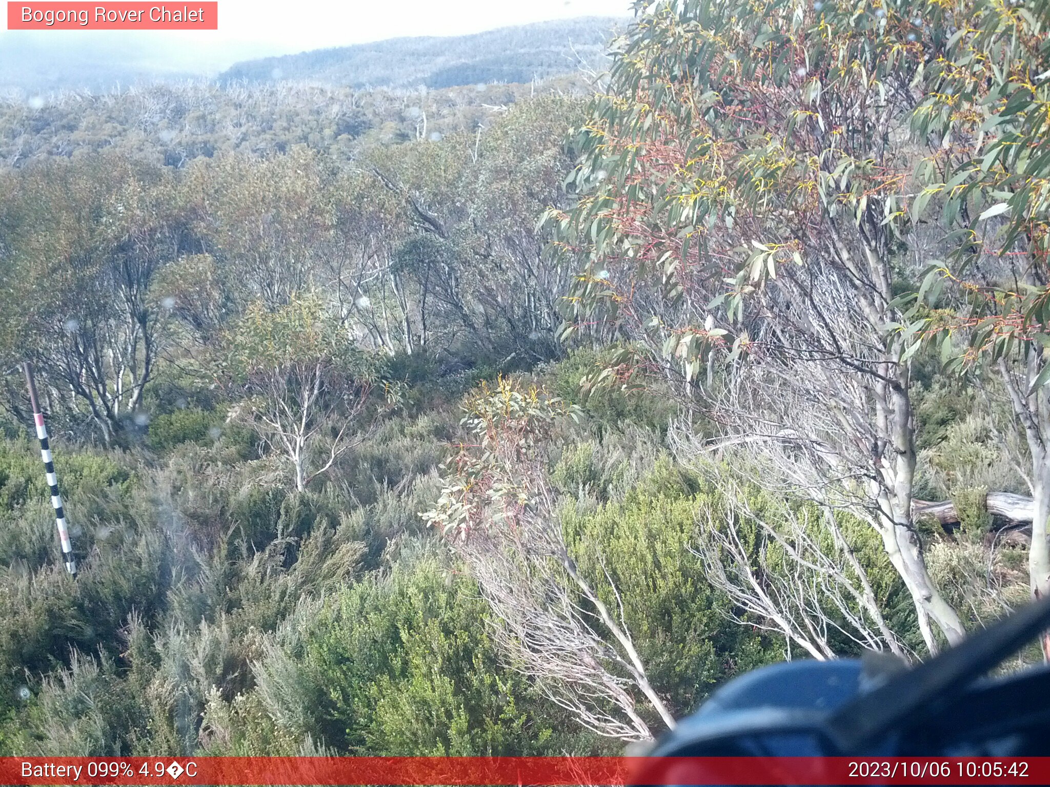 Bogong Web Cam 10:05am Friday 6th of October 2023