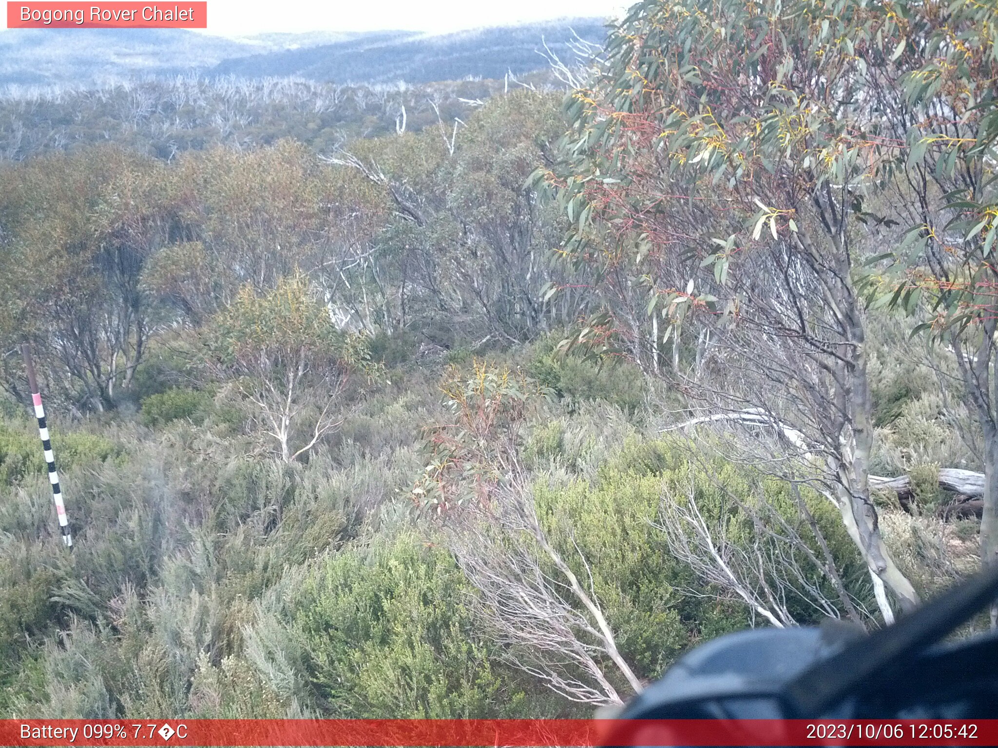 Bogong Web Cam 12:05pm Friday 6th of October 2023