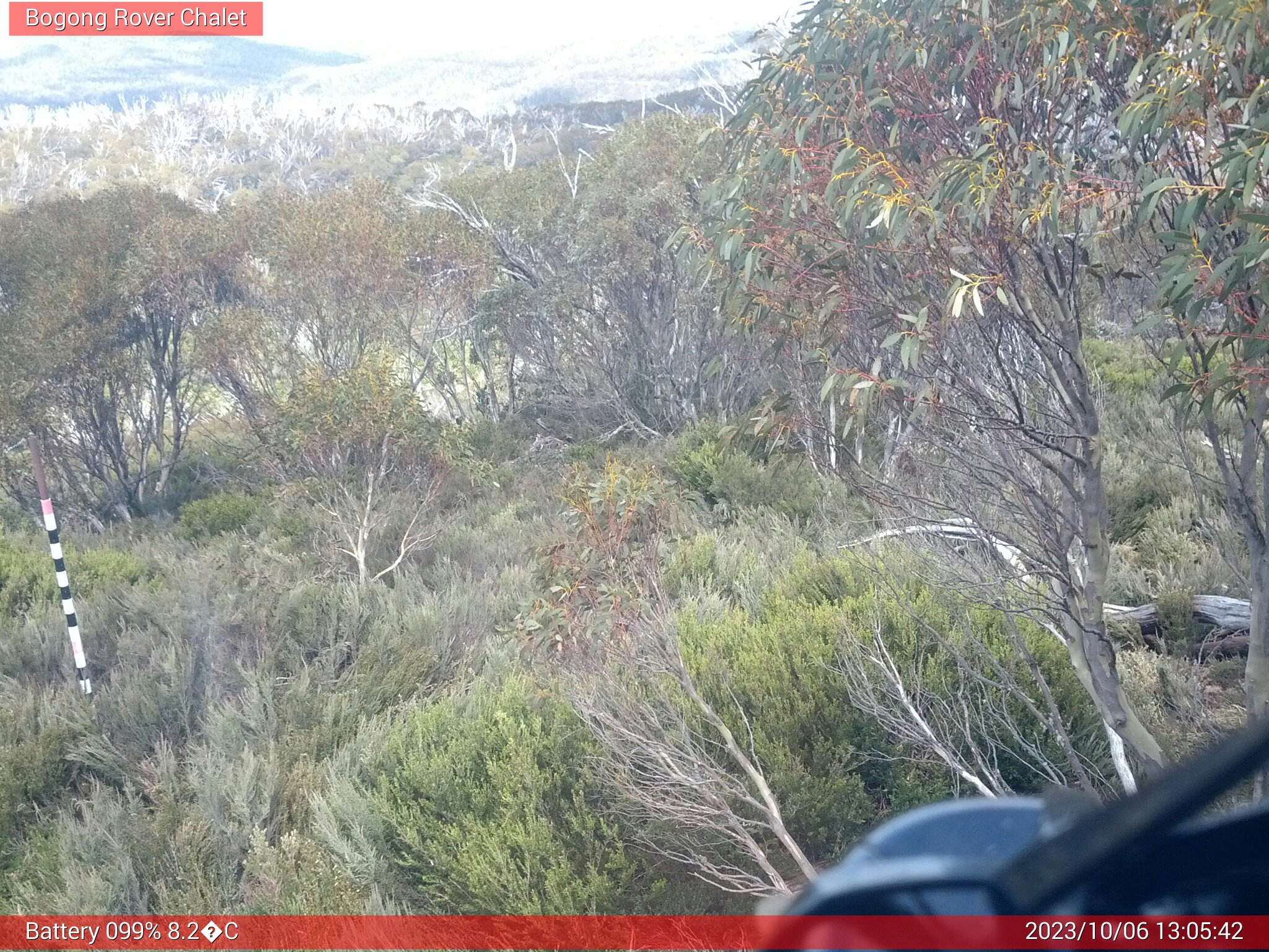 Bogong Web Cam 1:05pm Friday 6th of October 2023