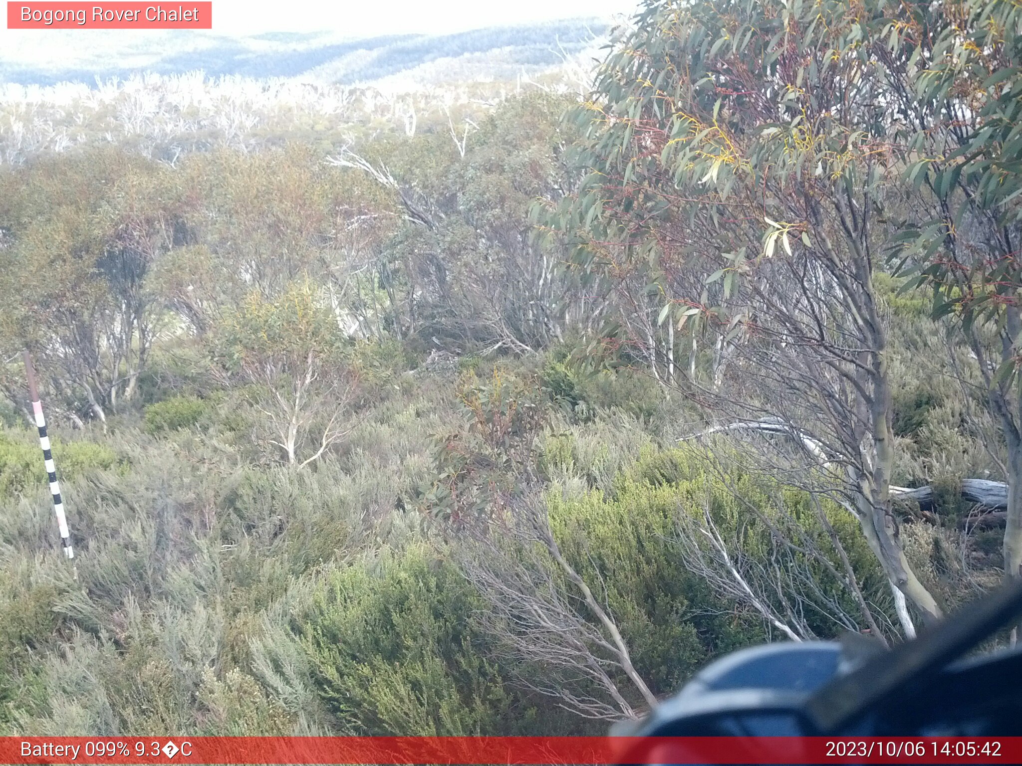 Bogong Web Cam 2:05pm Friday 6th of October 2023