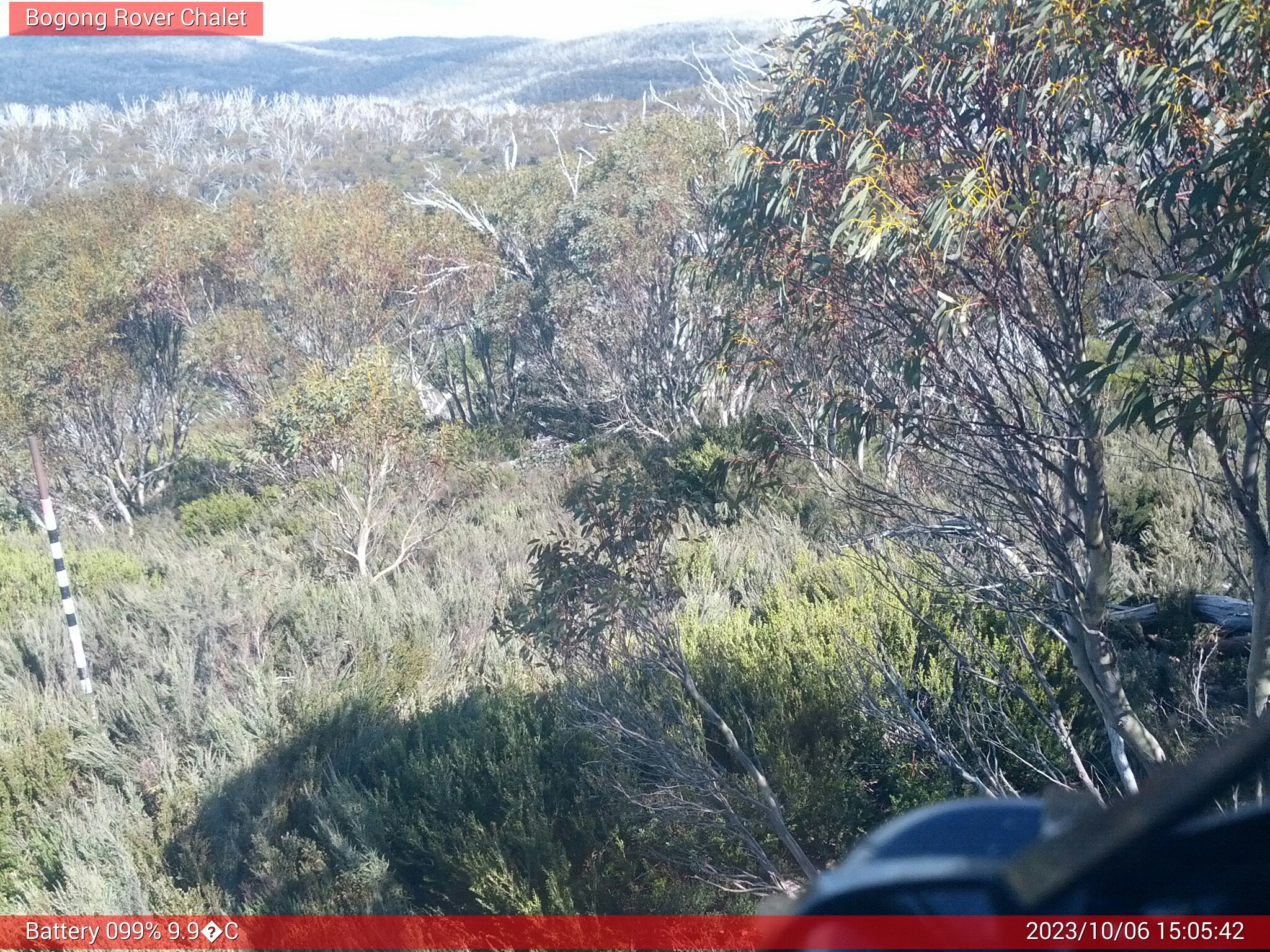 Bogong Web Cam 3:05pm Friday 6th of October 2023