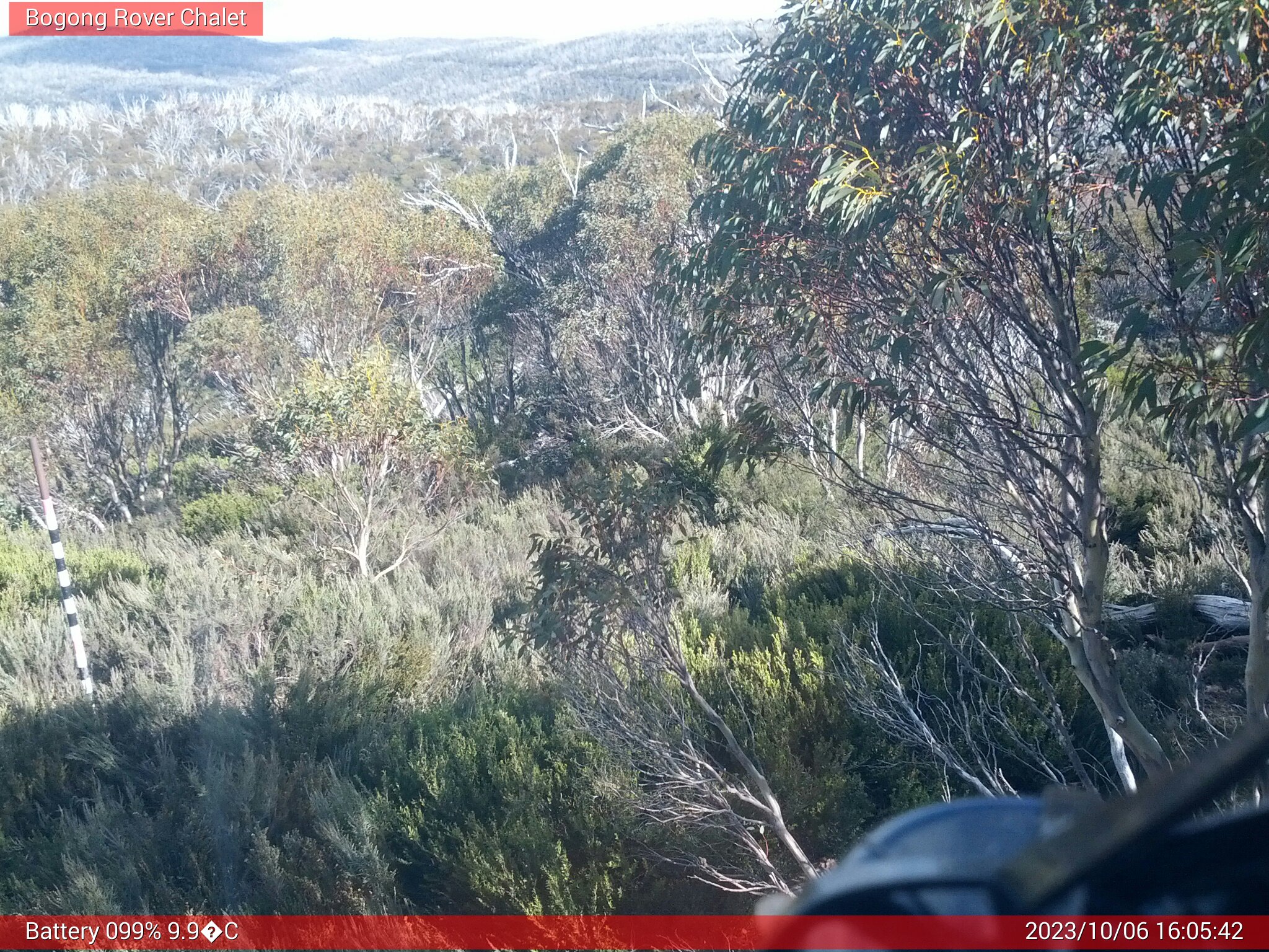 Bogong Web Cam 4:05pm Friday 6th of October 2023