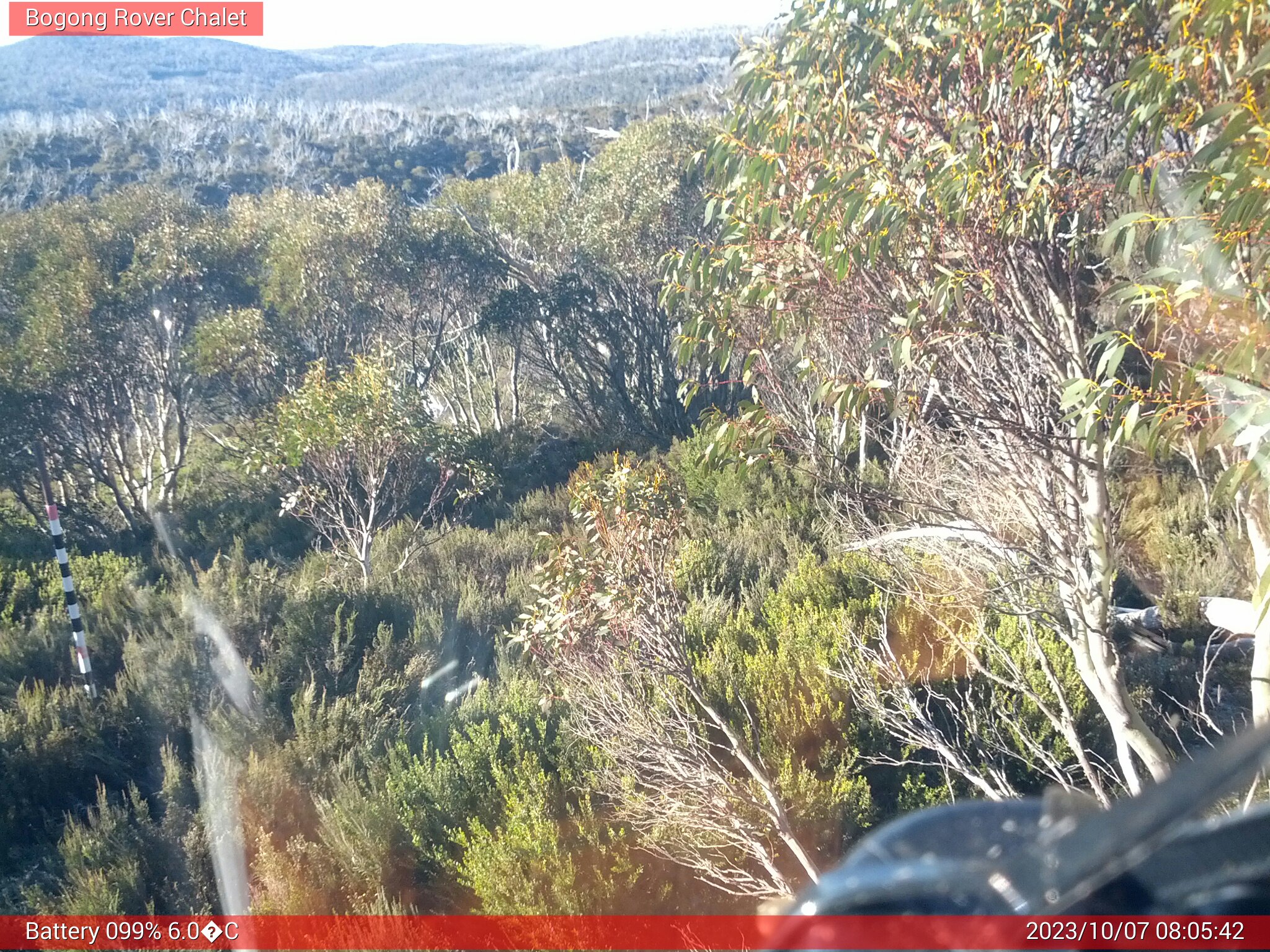 Bogong Web Cam 8:05am Saturday 7th of October 2023